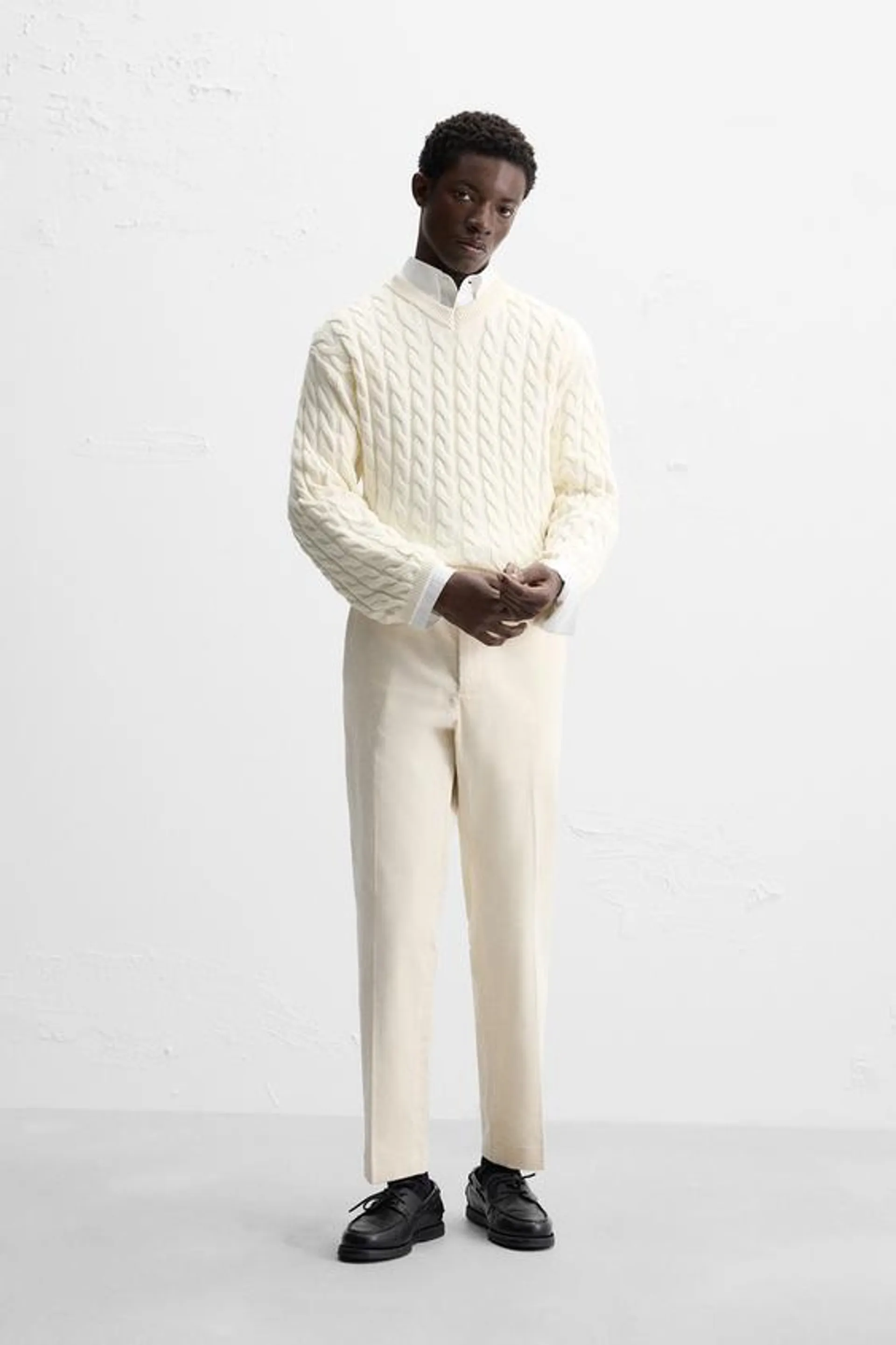 CORDUROY SLIM FIT PANTS