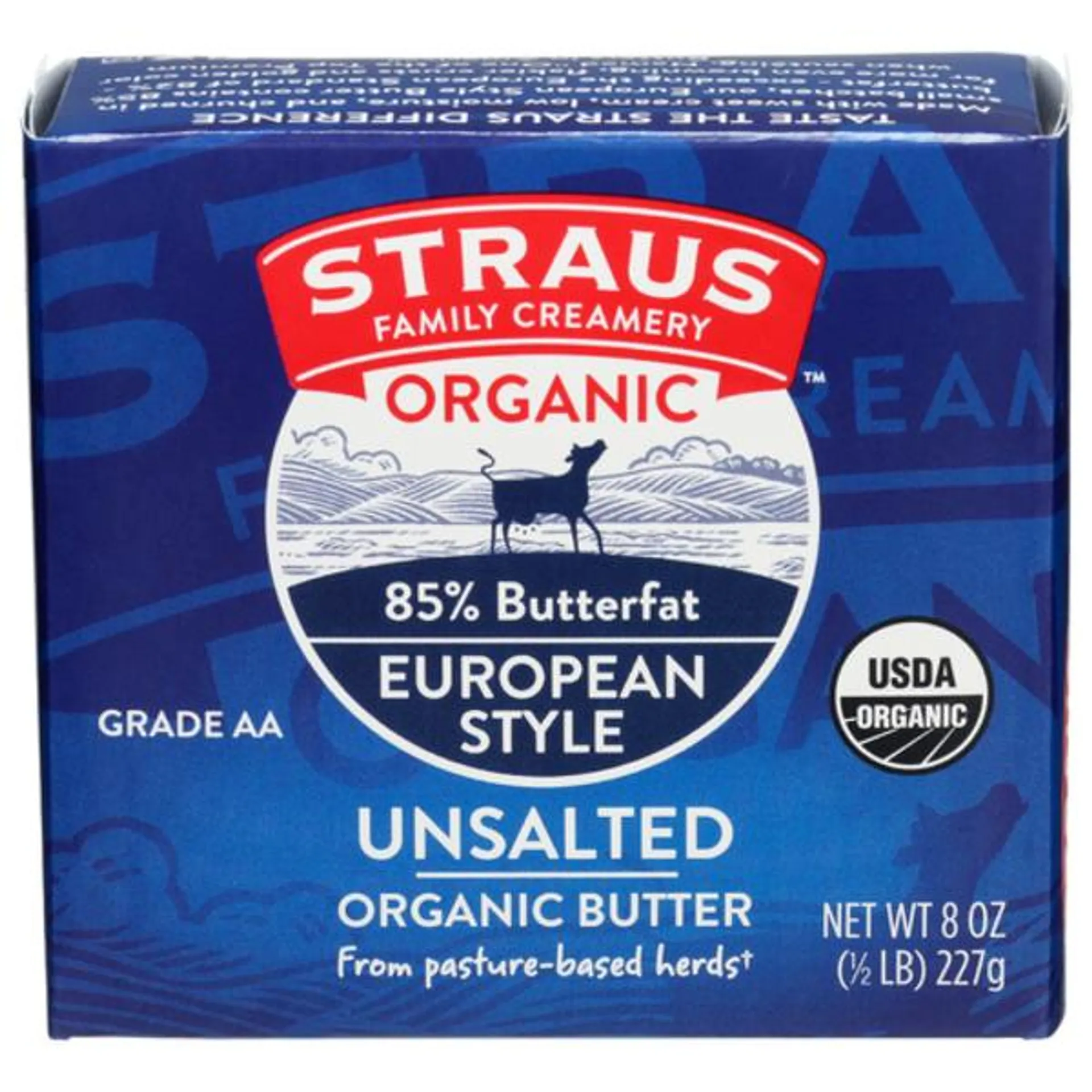 Straus Organic Unsalted European Style Butter