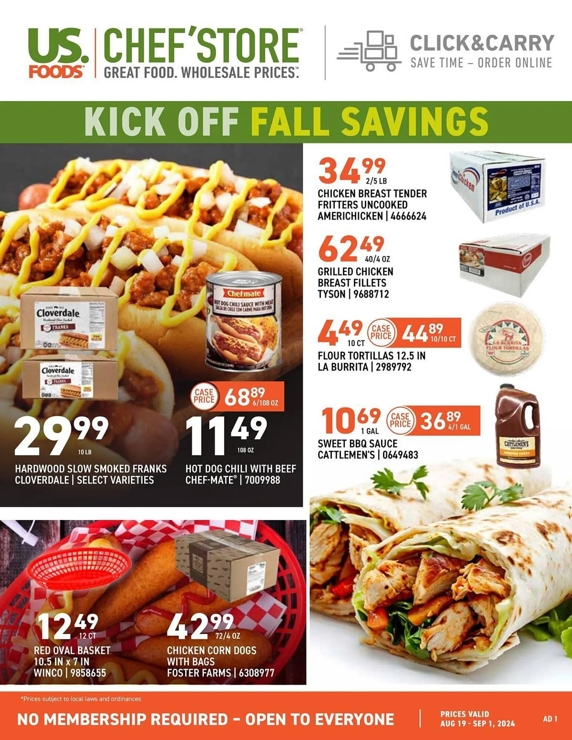 US Foods Chefs Store Weekly Ad - 1