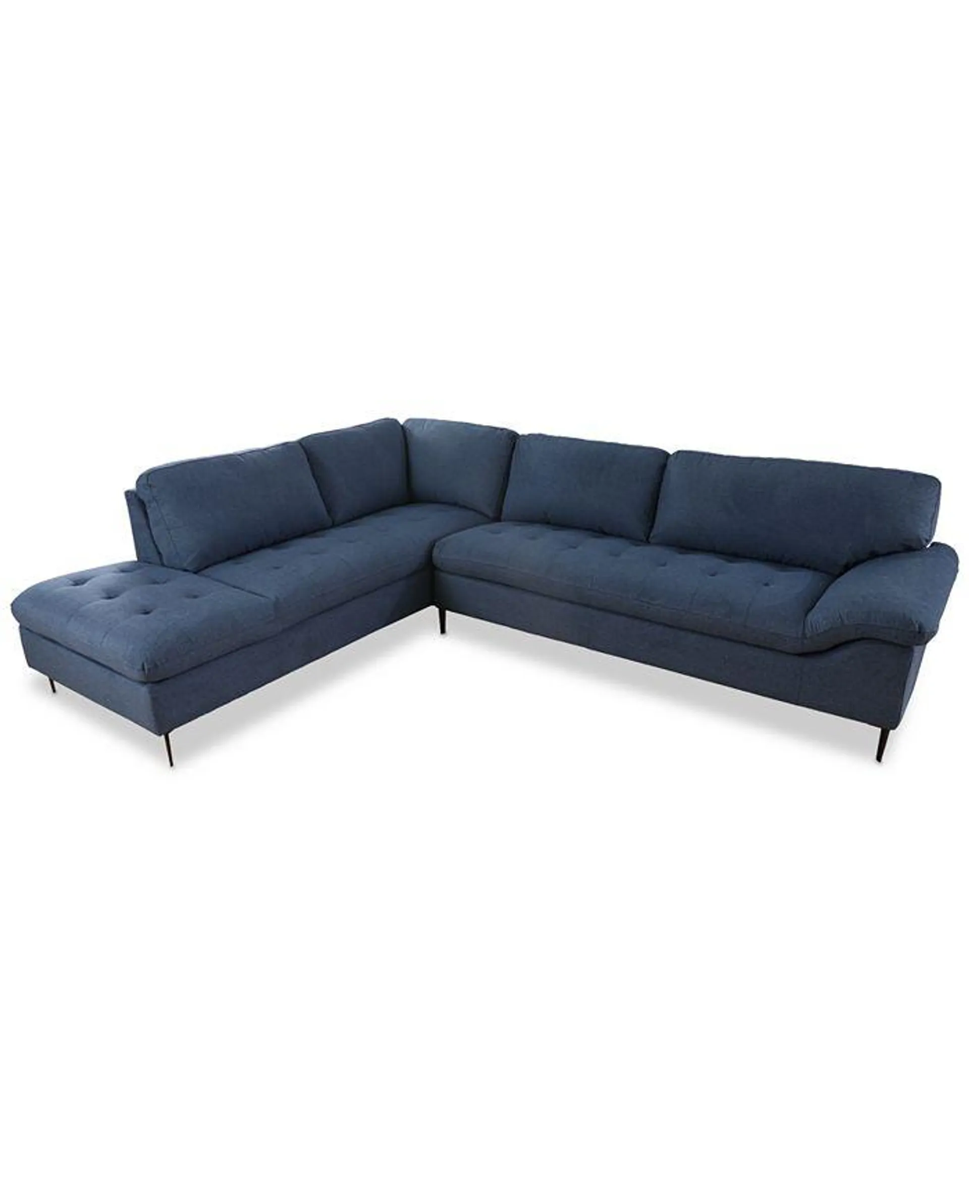 CLOSEOUT! Torbin 90" 2-Pc. Fabric Sectional Sofa, Created for Macy's