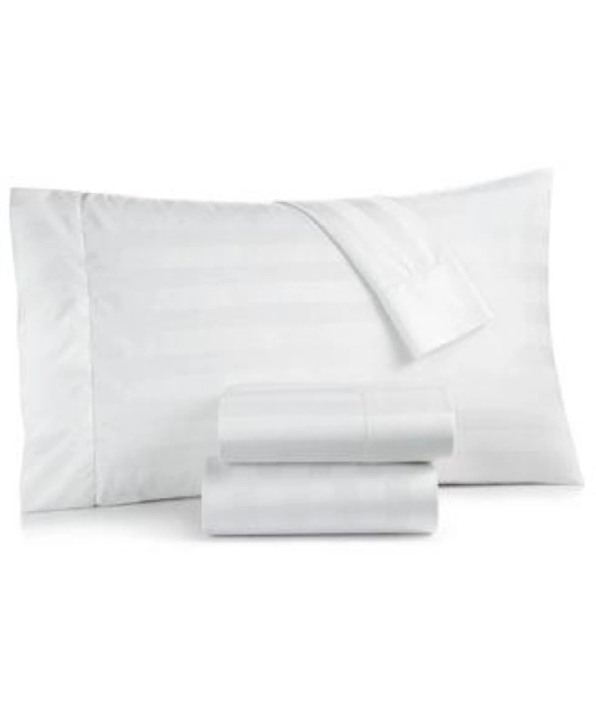 1.5" Stripe 550 Thread Count 100% Cotton 4-Pc. Sheet Set, King, Exclusively at Macy’s