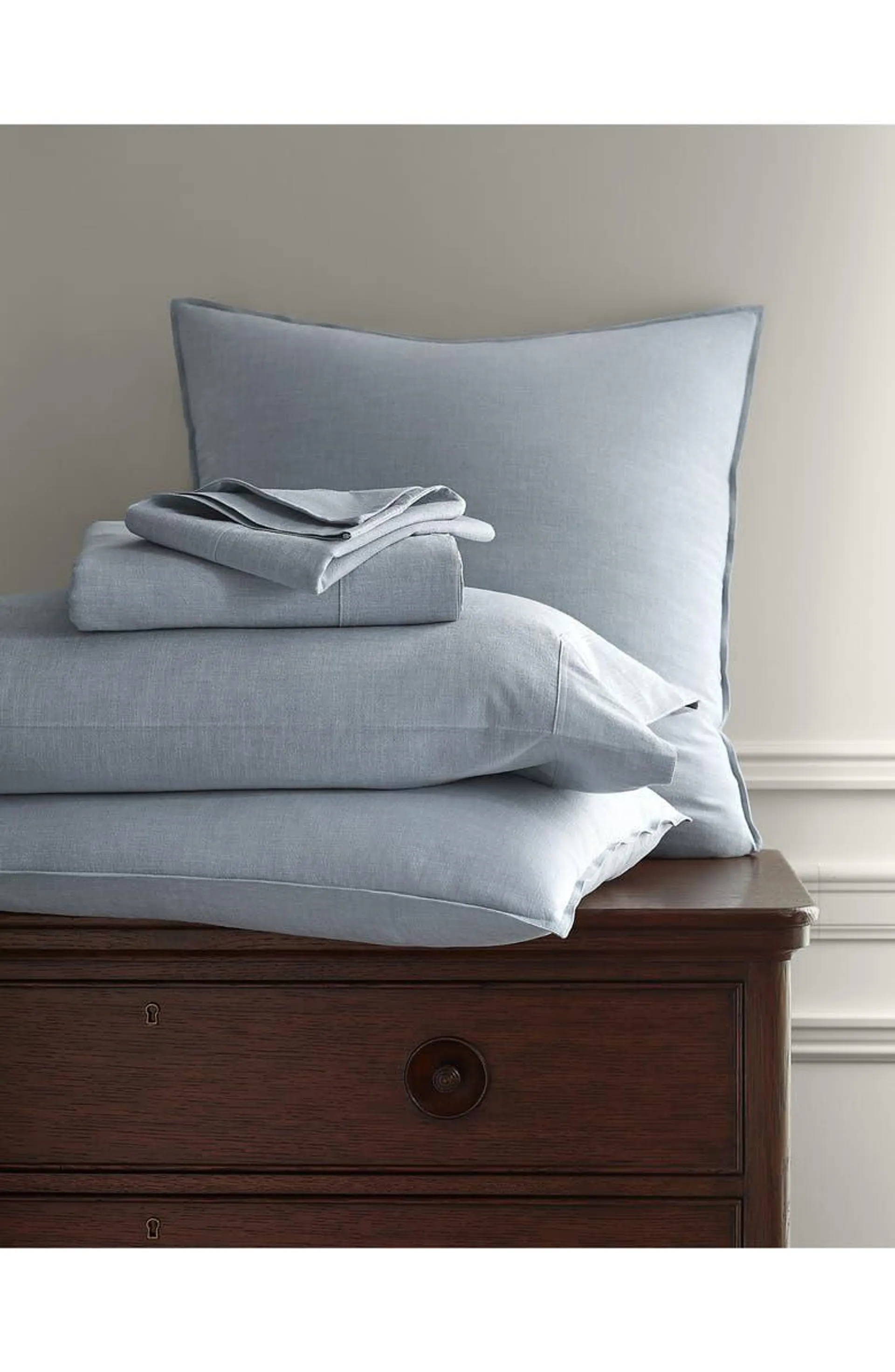 Cotton Chambray Fitted Sheet