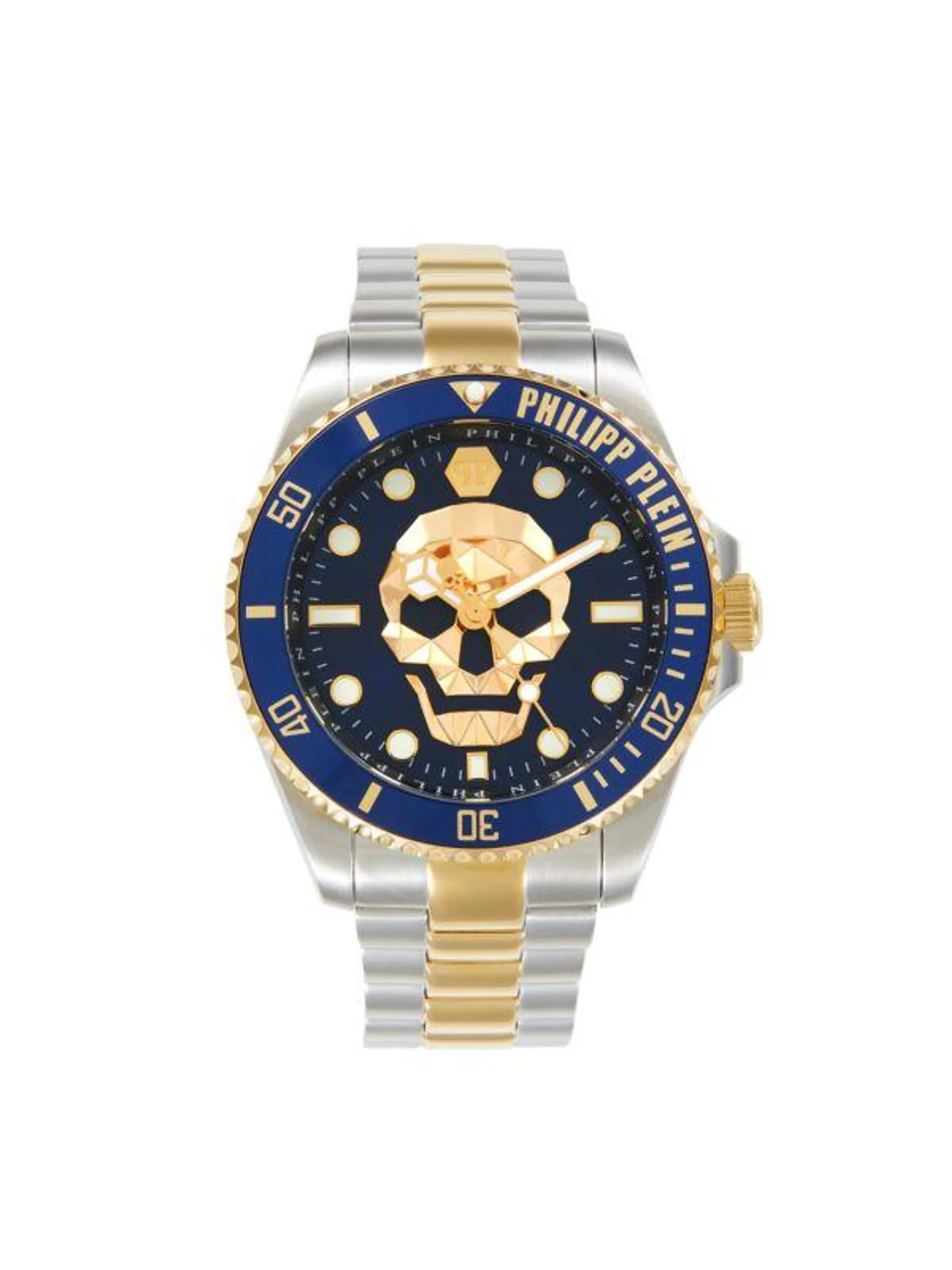 The $kull Diver 44MM Two Tone Stainless Steel Bracelet Watch