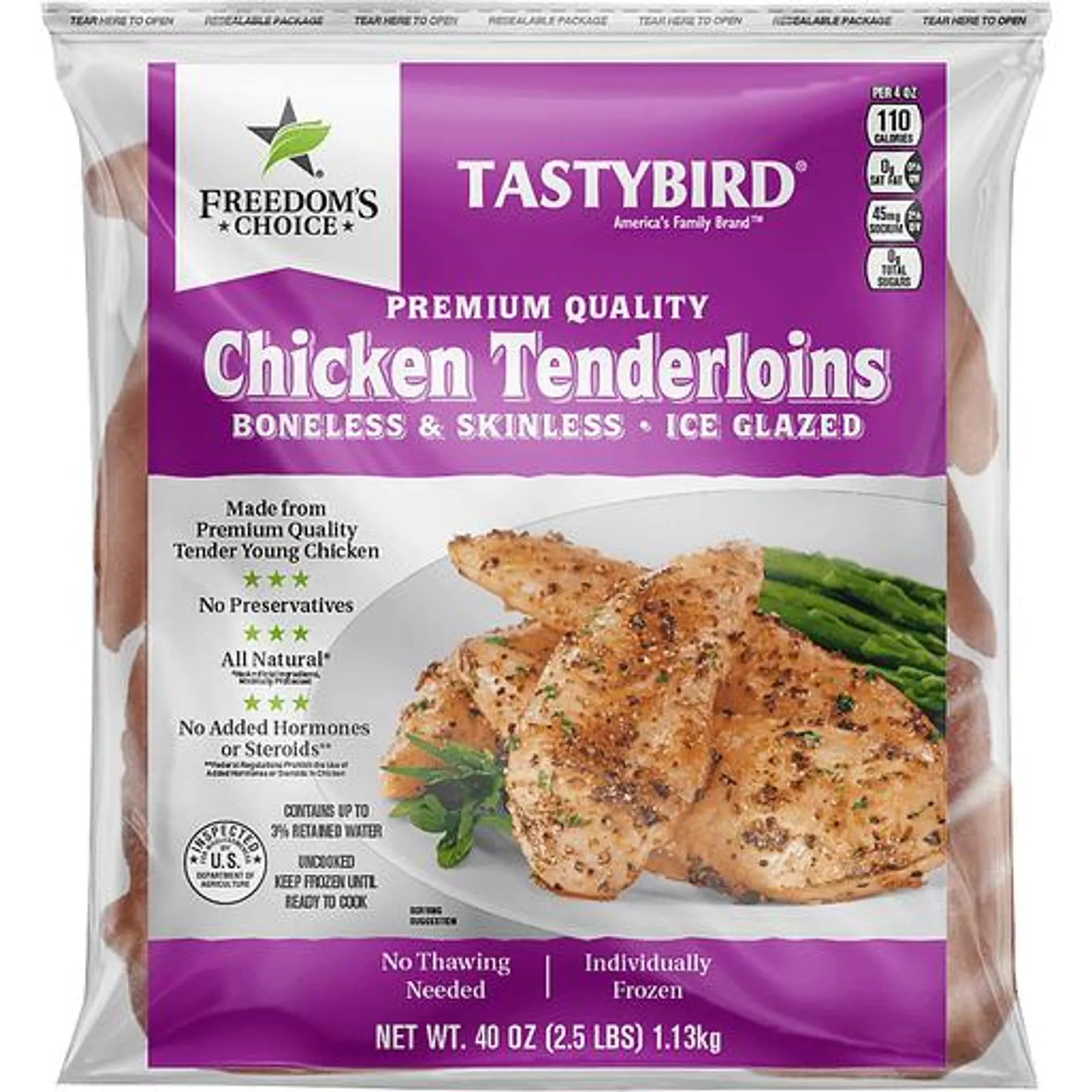 Freedom&#039;s Choice Chicken Tenderloins 2.5 lbs