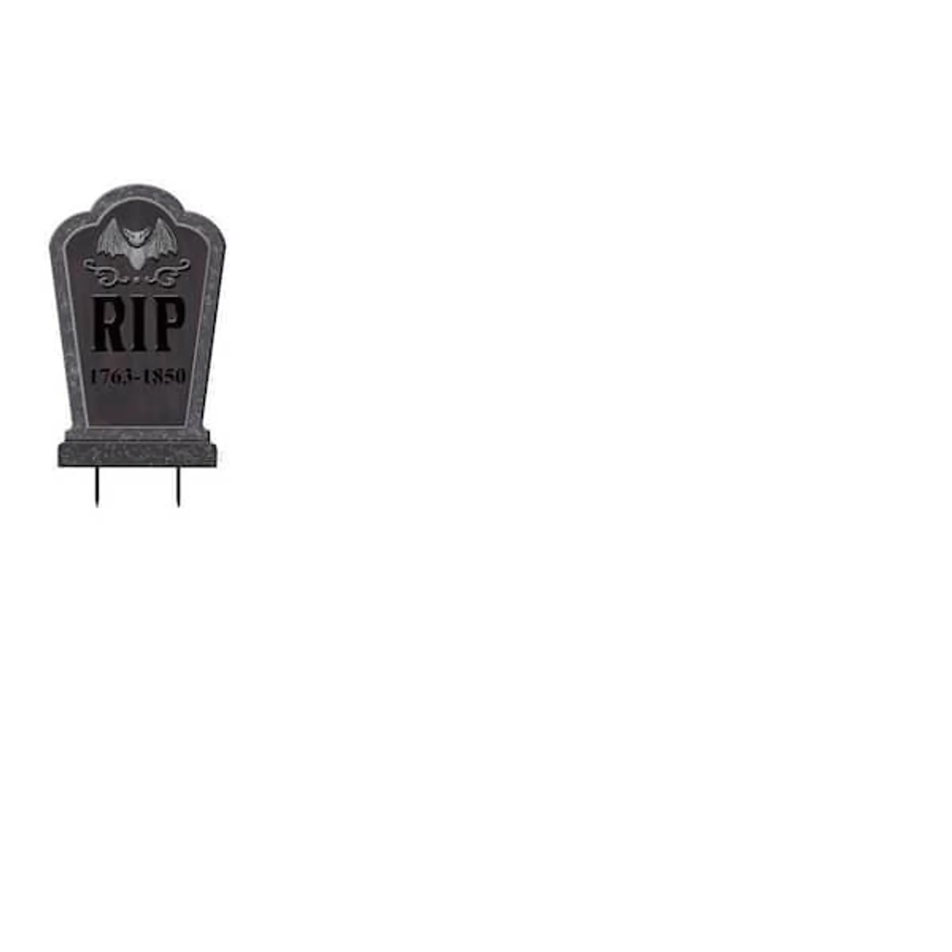 24 in. H Metal RIP Halloween Yard Stake