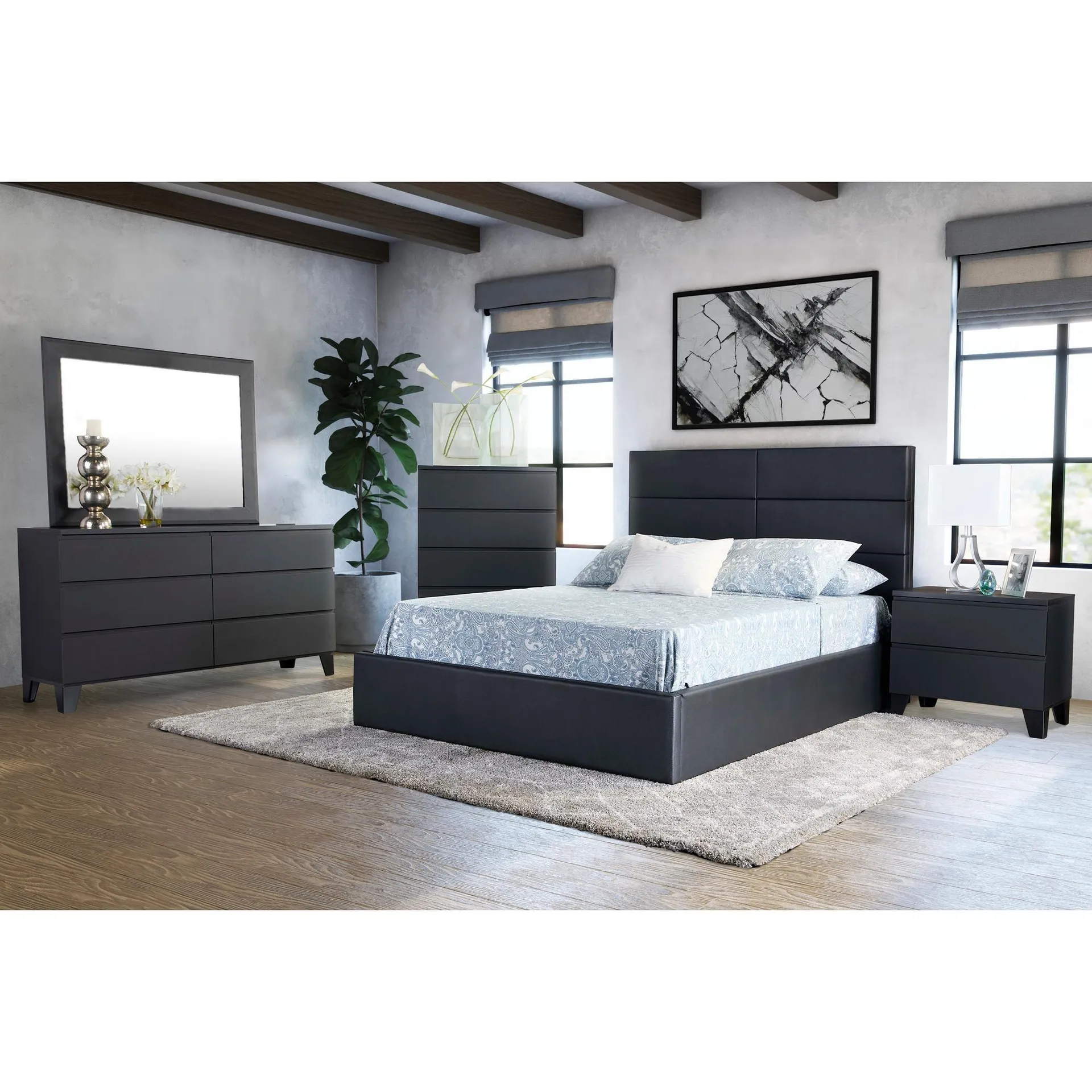 7 - Piece Metrica Queen Bedroom Set