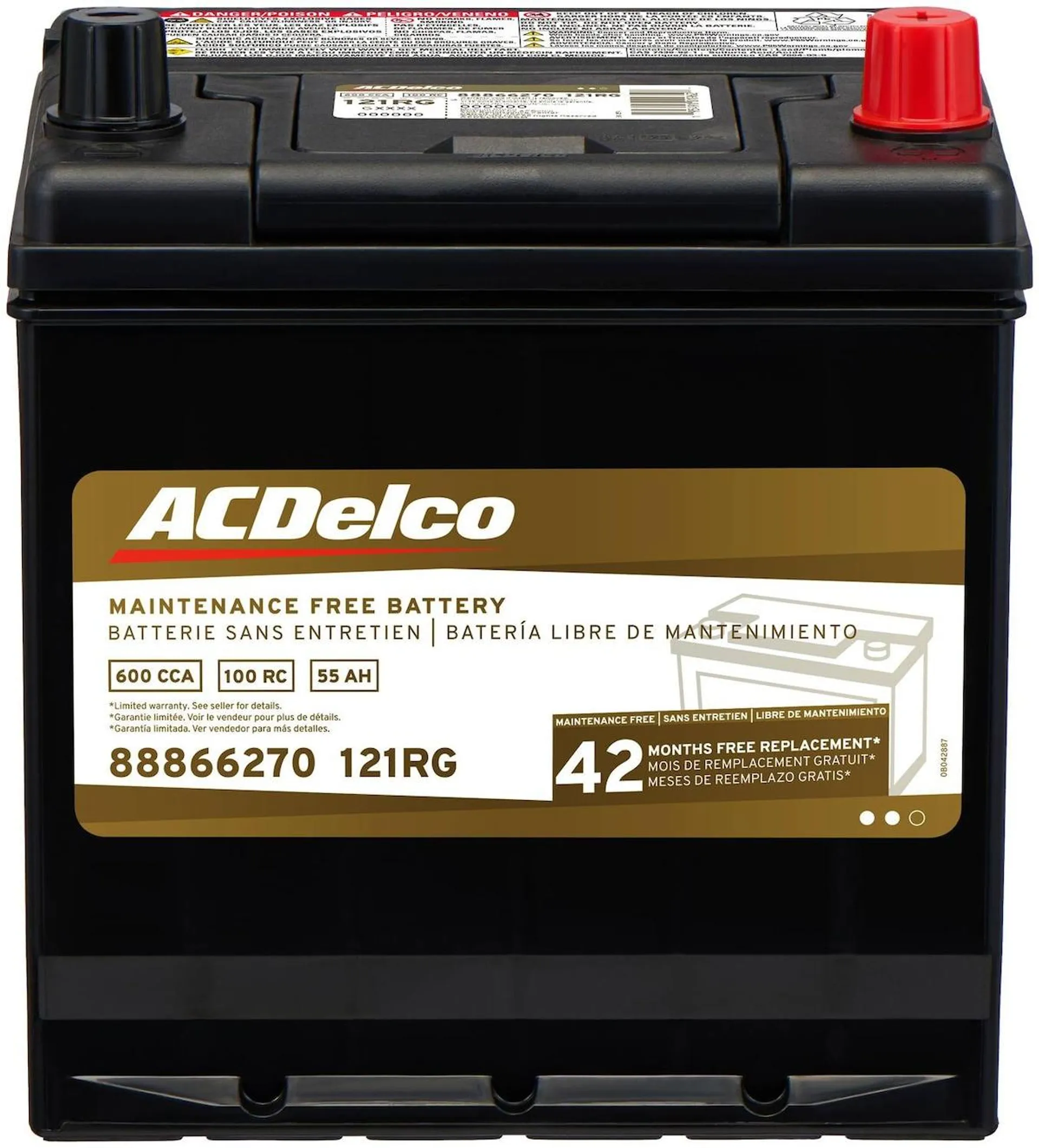 ACDelco Battery Group Size 121R - 121RG