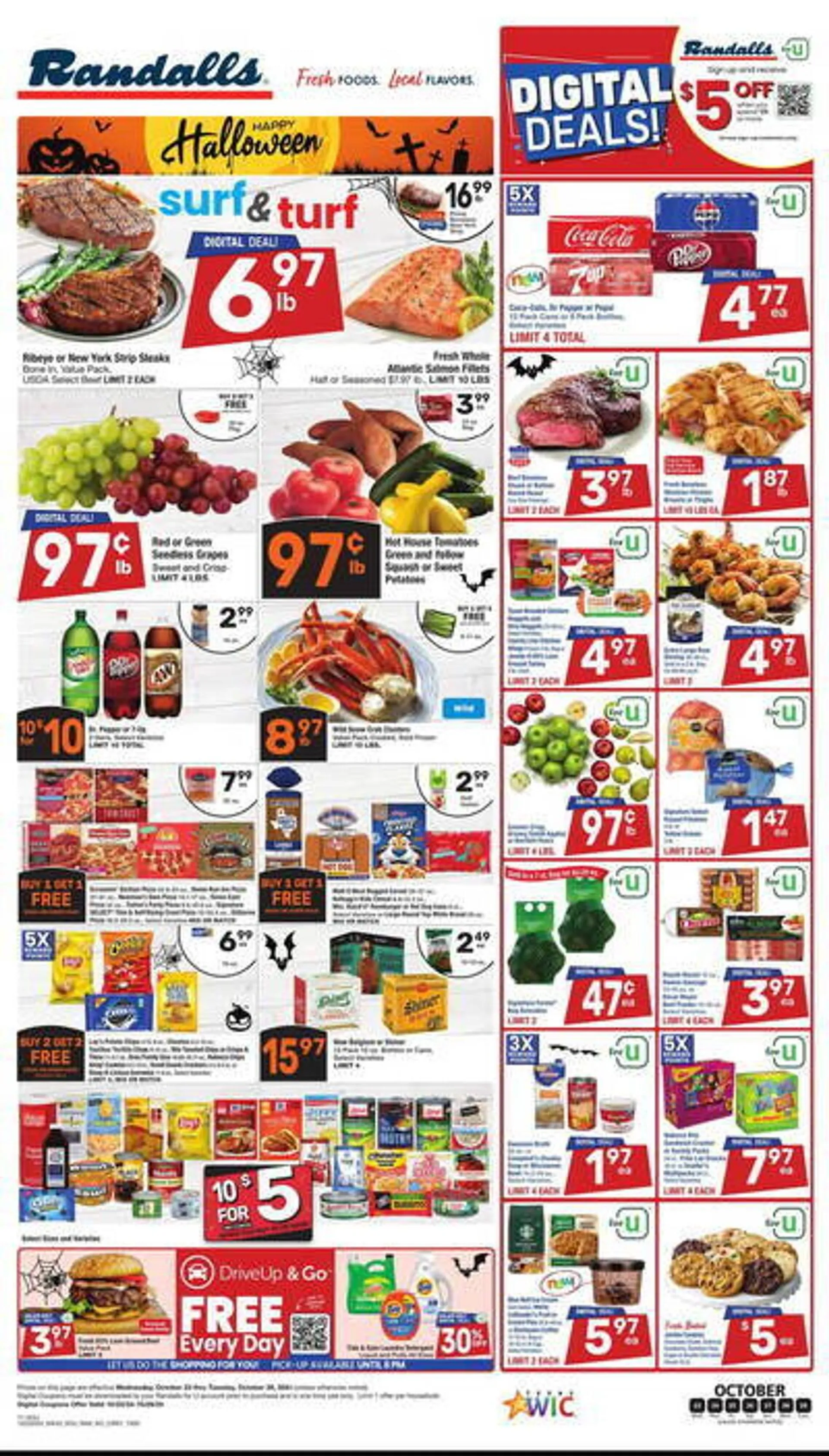 Weekly ad Randalls Weekly Ad from October 23 to October 29 2024 - Page 1