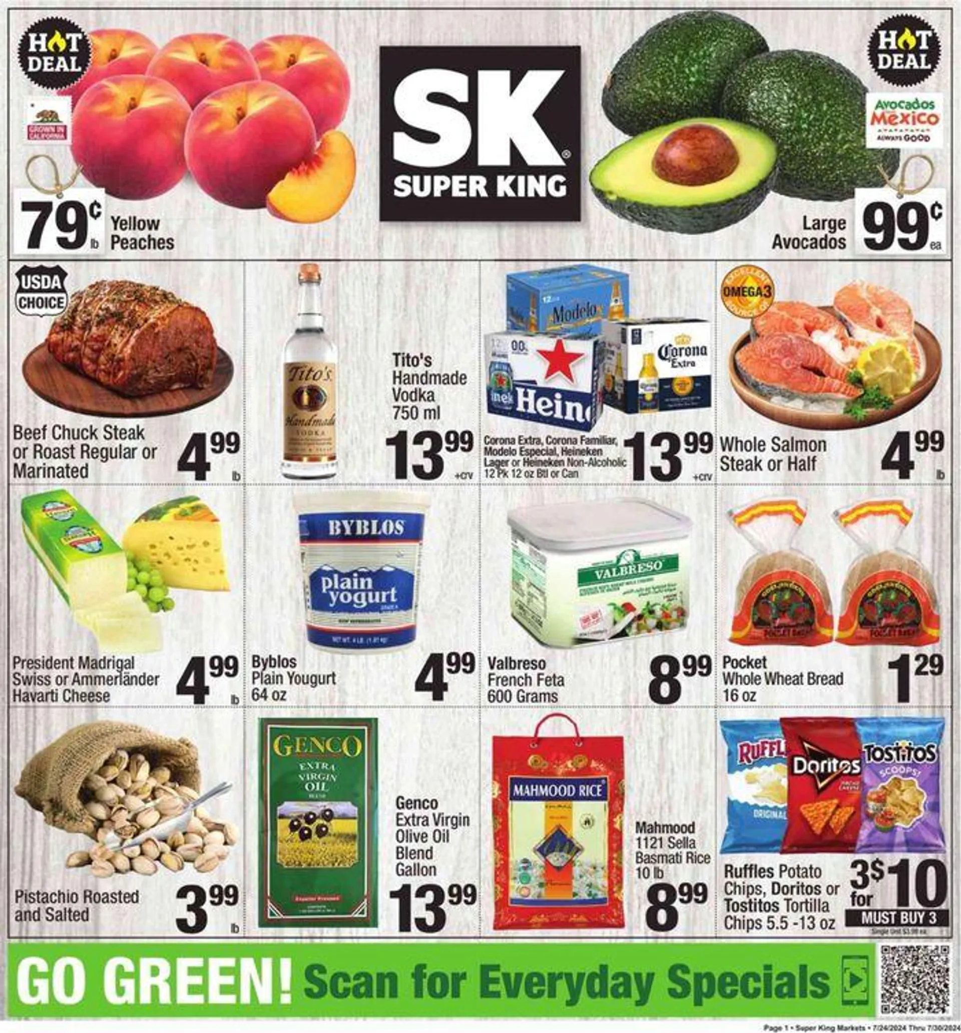 Weekly ad Go Green from July 25 to July 30 2024 - Page 1