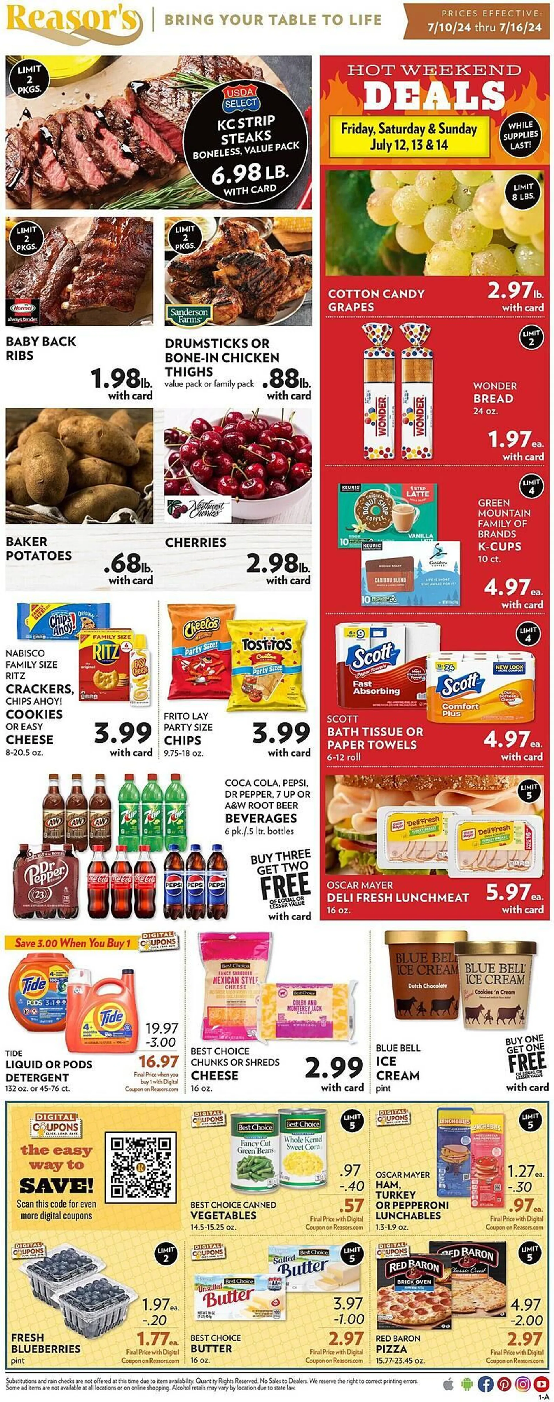 Reasors Weekly Ad - 1