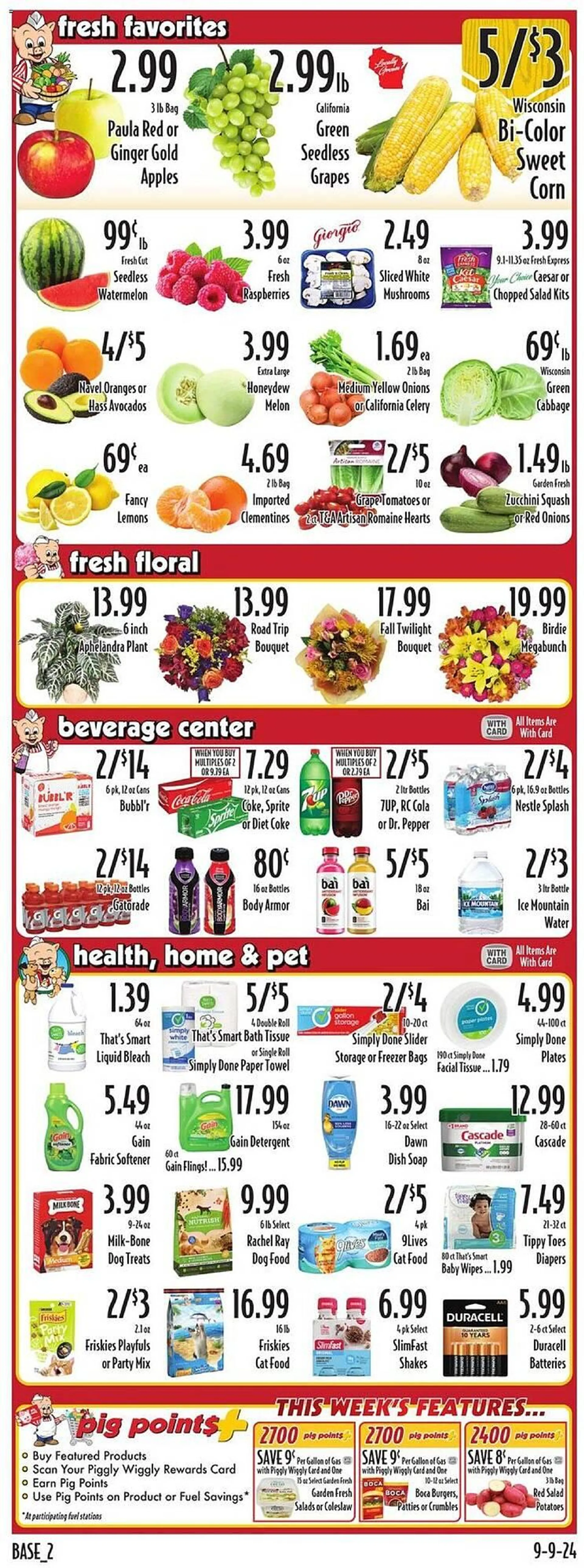 Weekly ad Piggly Wiggly Weekly Ad from September 11 to September 17 2024 - Page 2