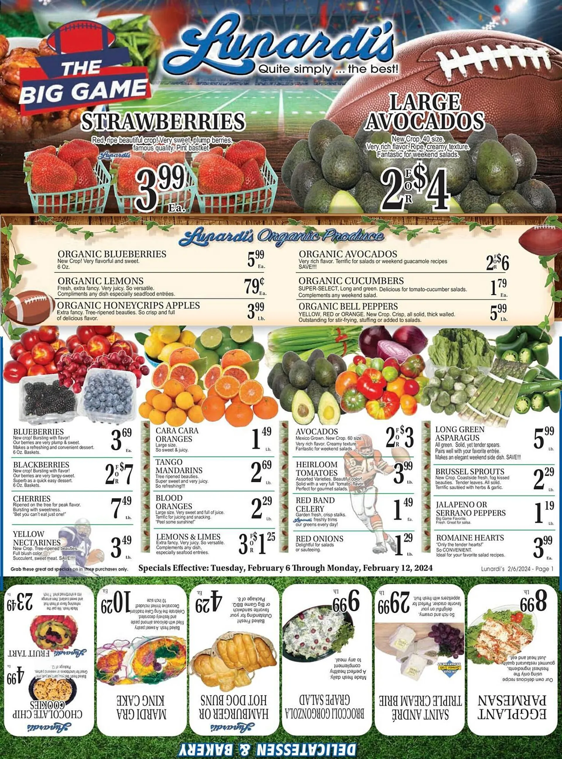 Weekly ad Lunardis Weekly Ad from February 6 to February 13 2024 - Page 1