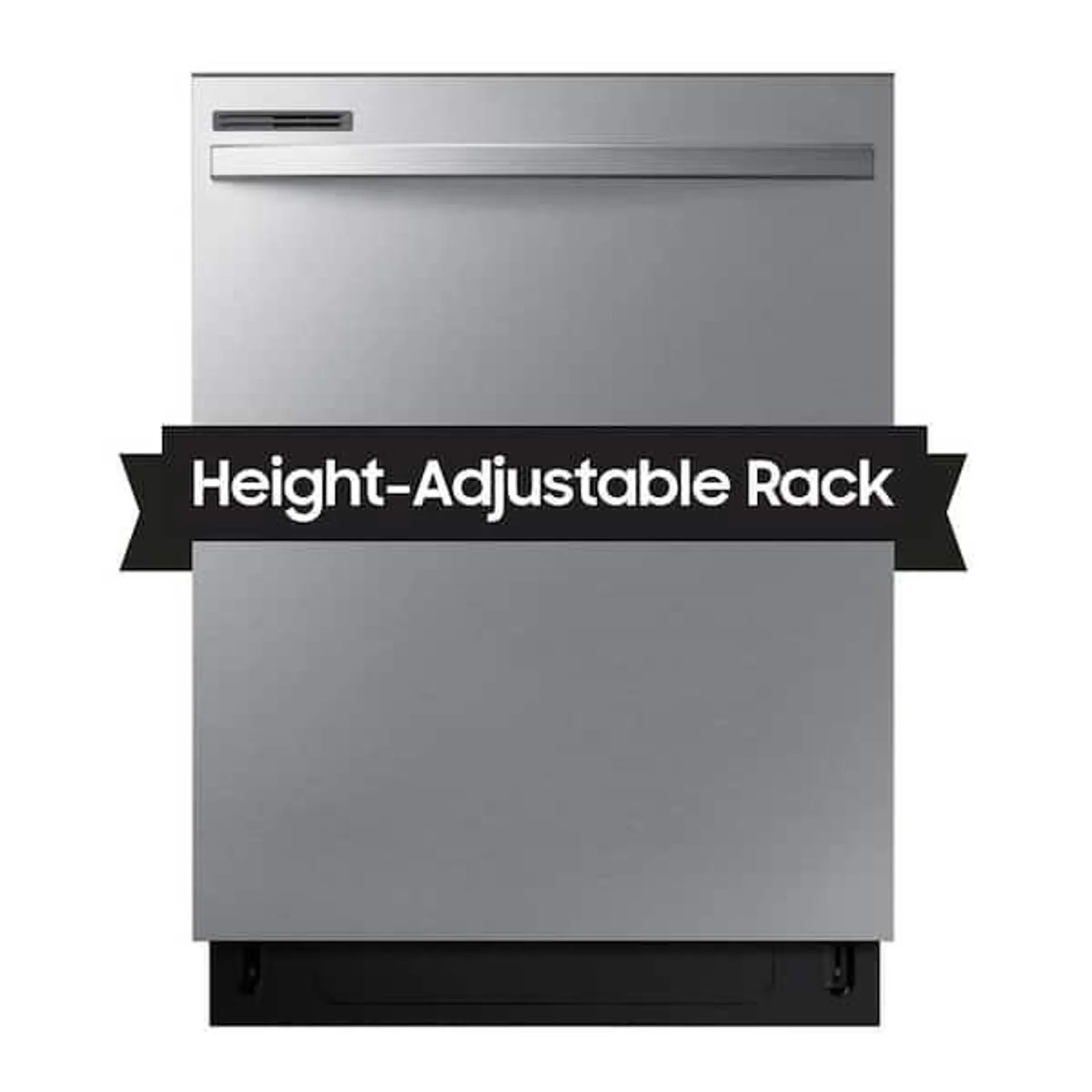 Fingerprint Resistant 53 dBA Dishwasher with Adjustable Rack in Stainless Steel