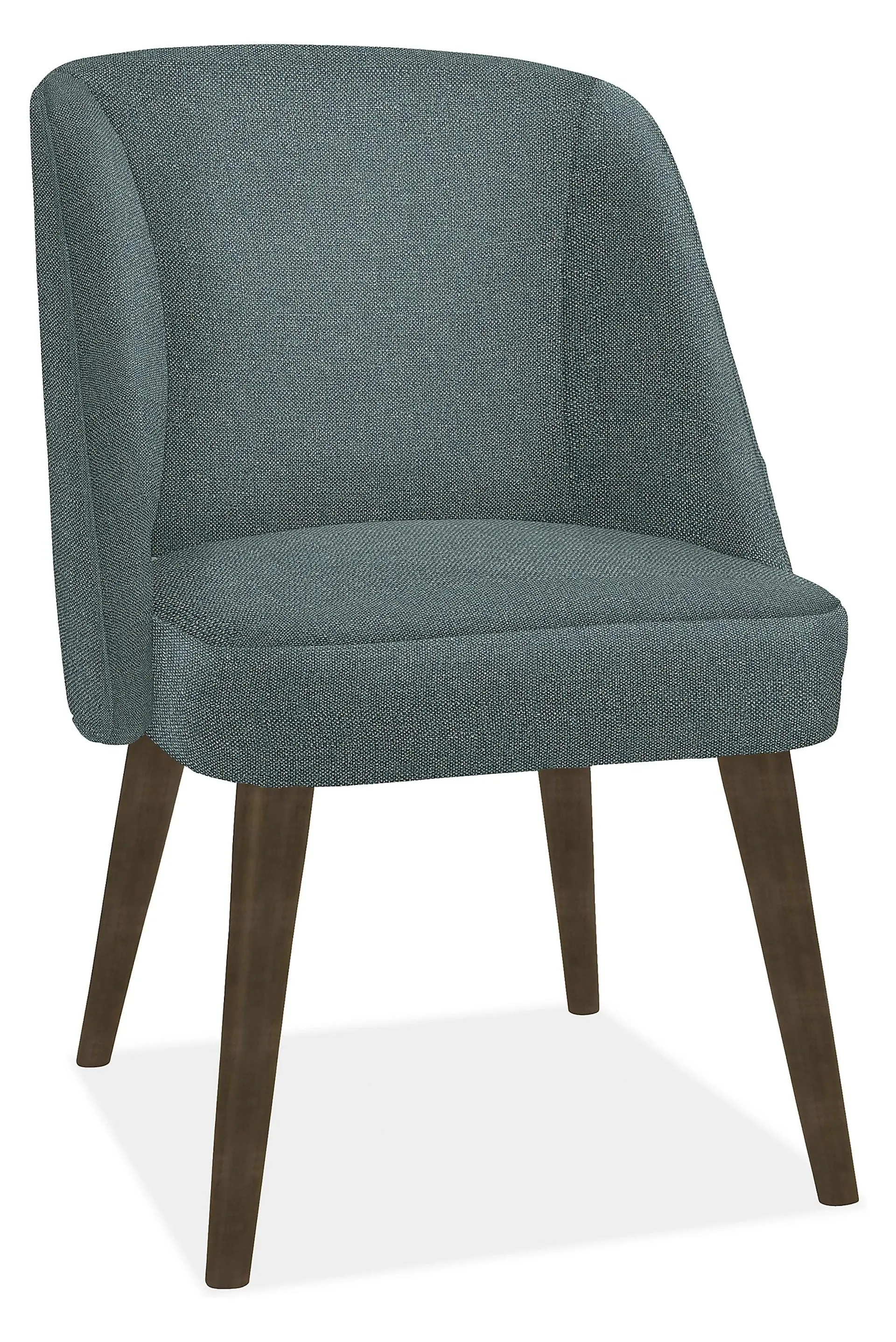 Cora Chair in Tepic Haze with Charcoal Legs