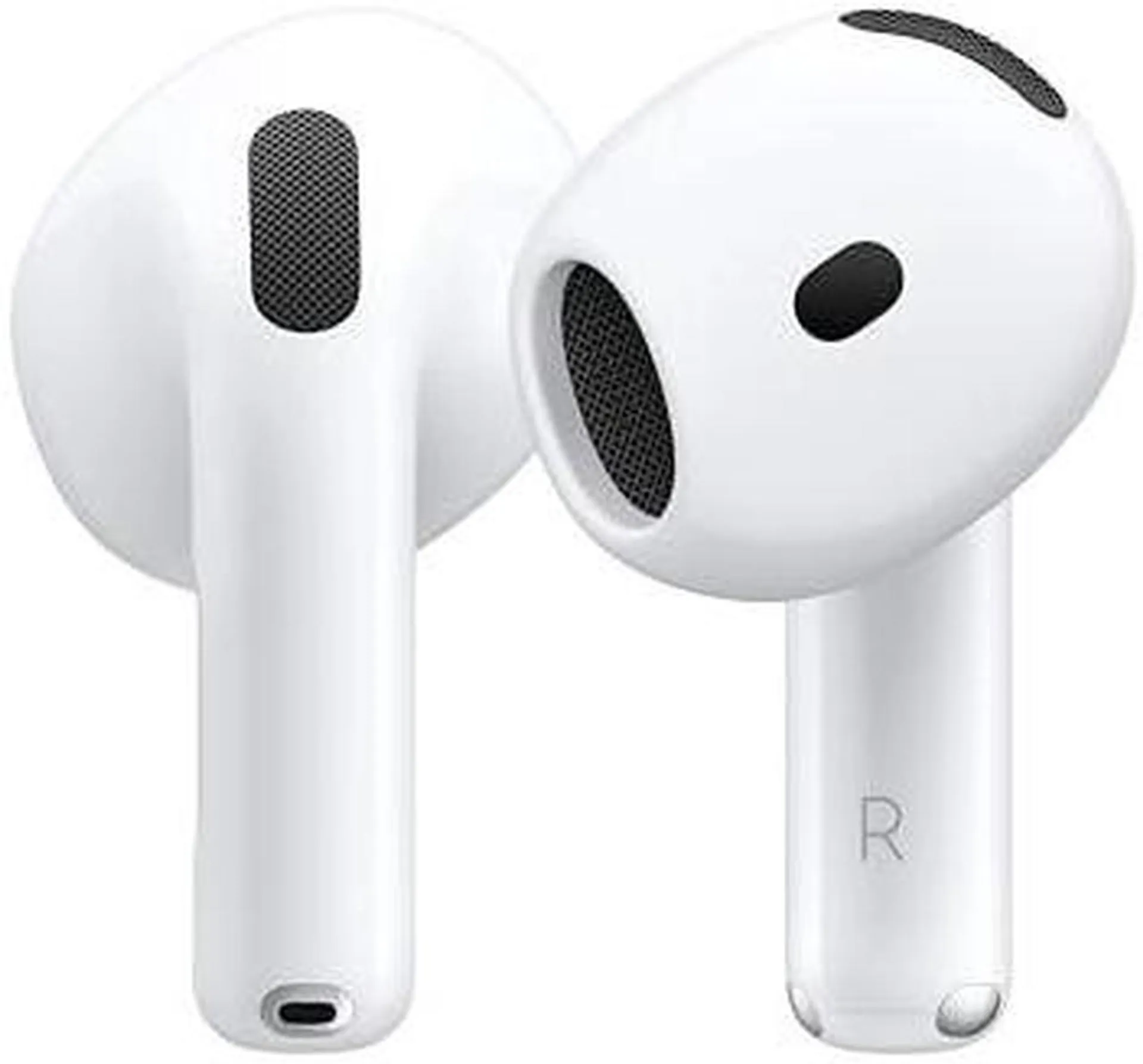 Apple AirPods 4 Wireless Earbuds, Bluetooth Headphones, with Active Noise Cancellation, Adaptive Audio, Transparency Mode, Personalized Spatial Audio, USB-C Charging Case, Wireless Charging, H2 Chip