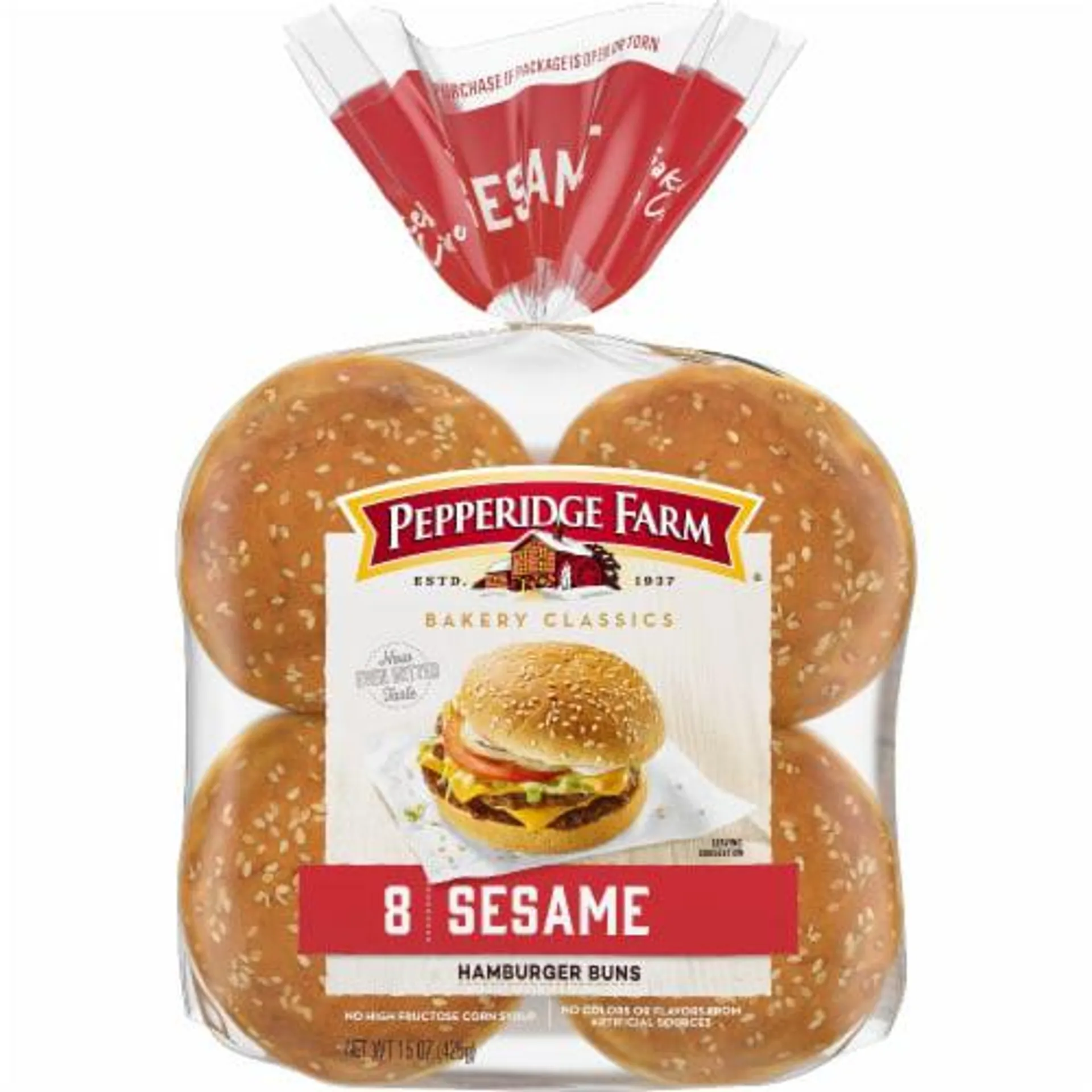 Pepperidge Farm® Bakery Classics Sesame Topped Hamburger Buns