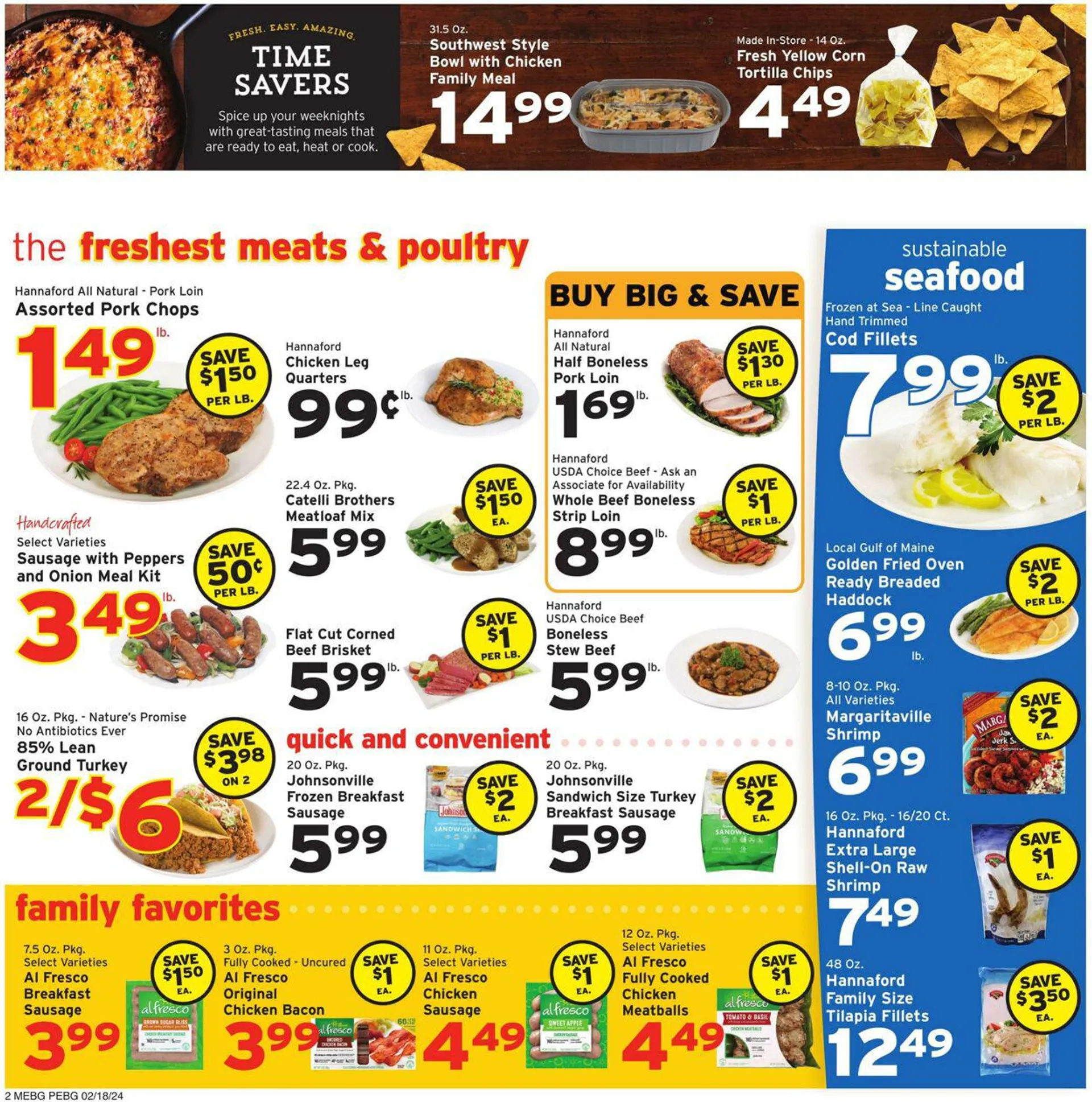 Weekly ad Hannaford Current weekly ad from February 18 to February 24 2024 - Page 2
