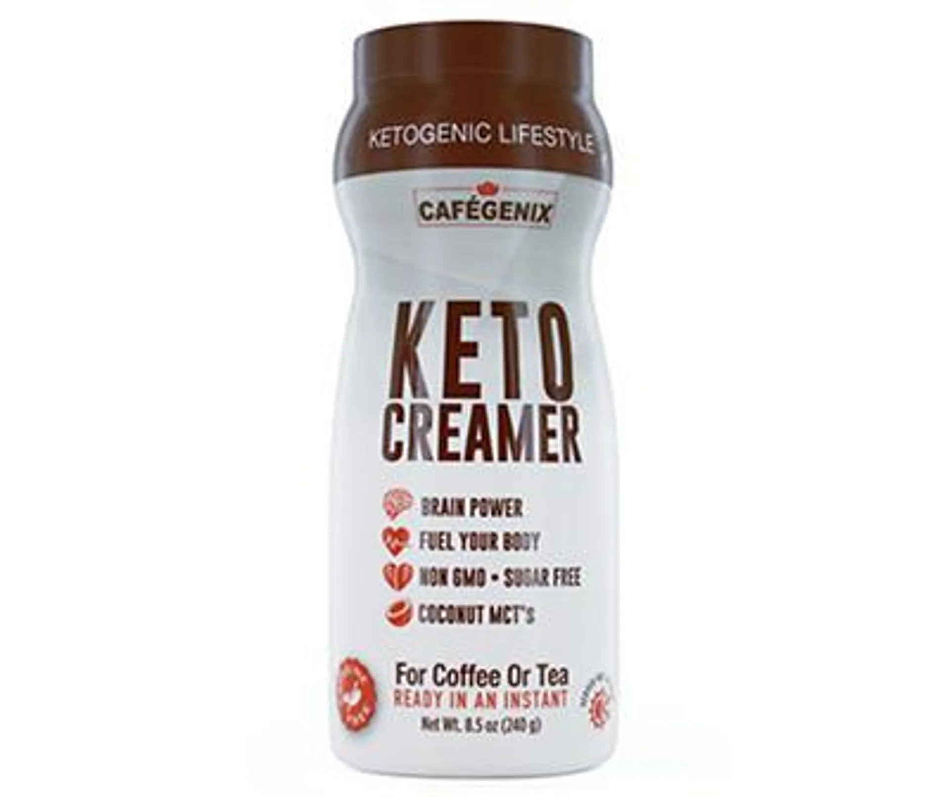 Café Genix Keto Creamer, 8.5 Oz.