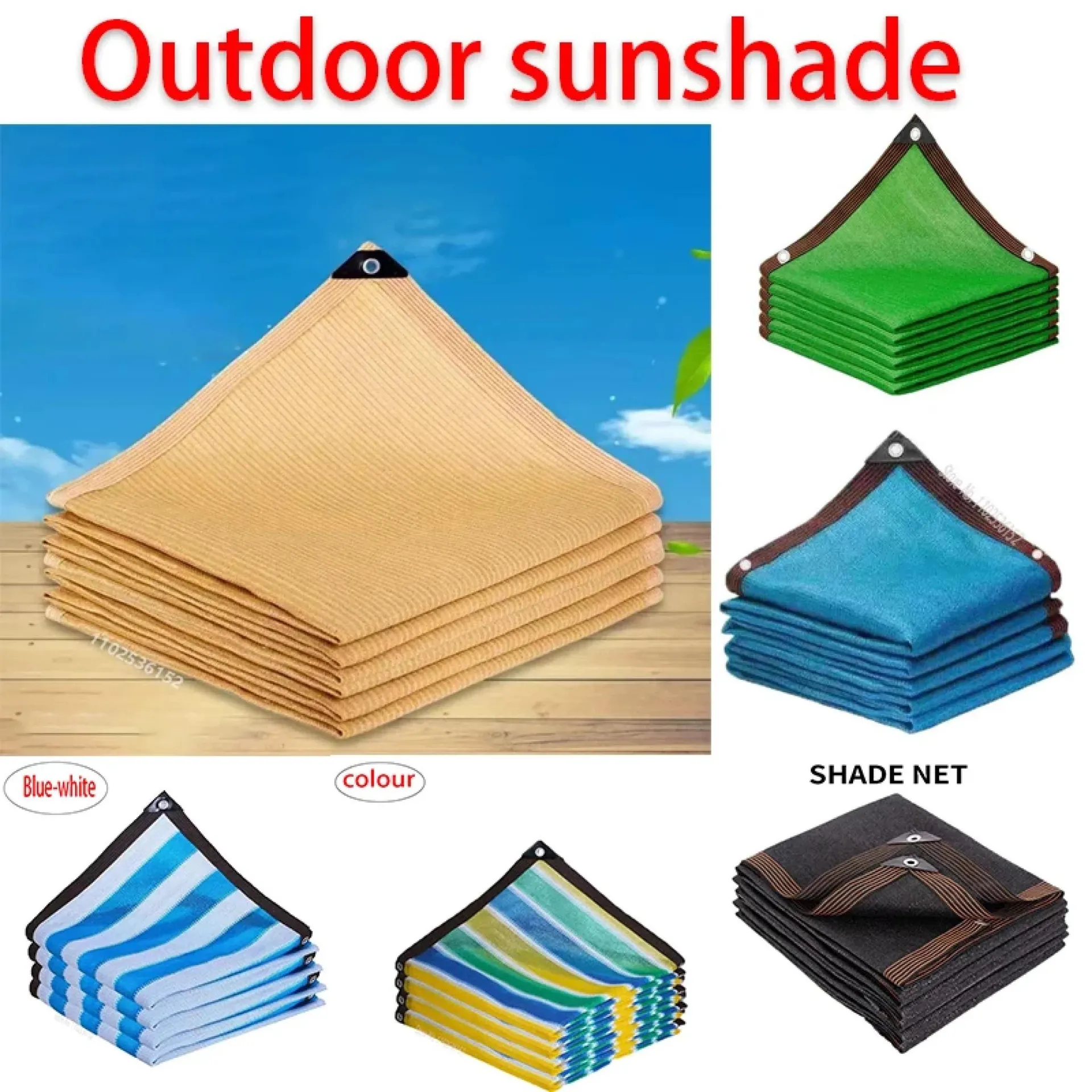 Red de sombra de HDPE beige con 90 % de sombreado, para jardín, cobertizo, plantas, vela de sombra, protección UV, pérgola para exteriores, cubierta solar, toldo para piscina