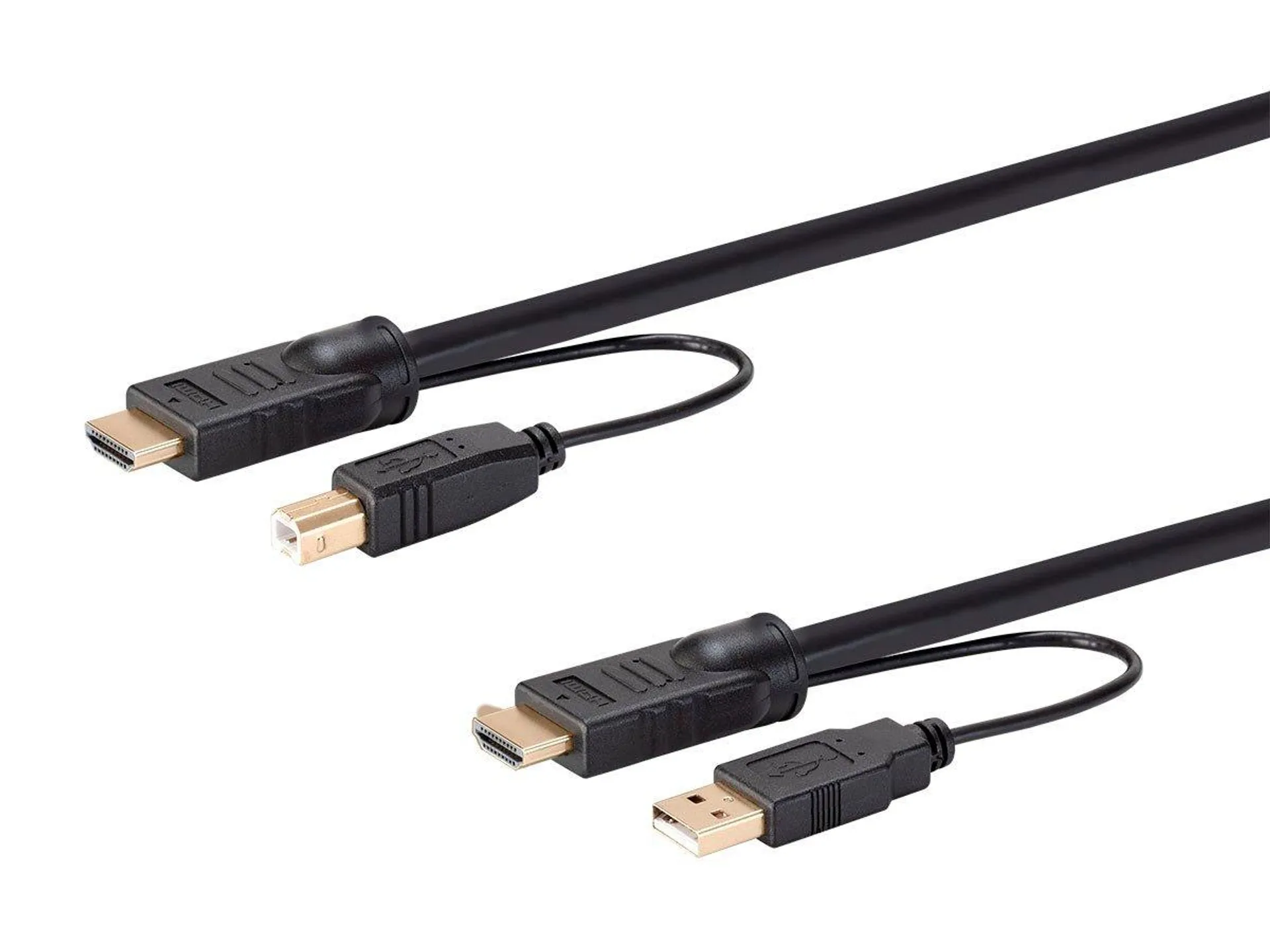 Monoprice Switch Series HDMI USB Combo Cable for KVM Switches 10ft