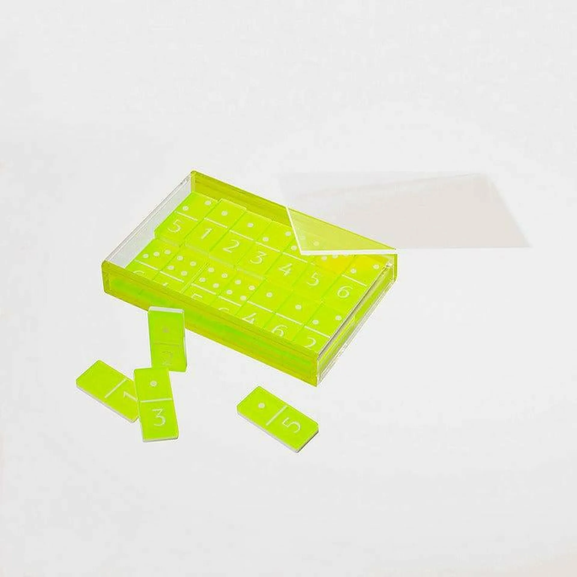 Lucite Dominoes Limited Edition Neon