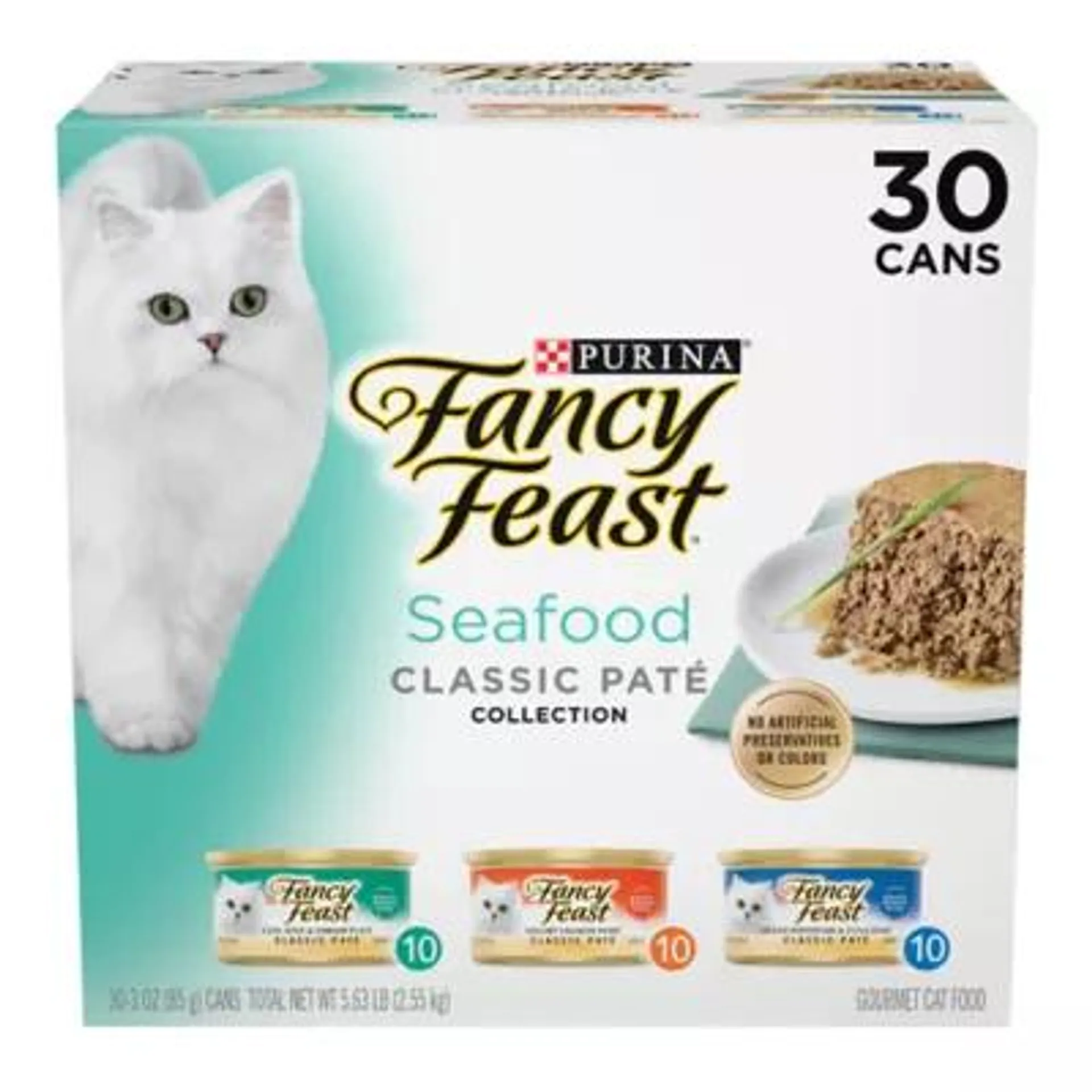 Fancy Feast® All Life Stages Cat Wet Food - Variety Pack, 30 CT, 90 OZ