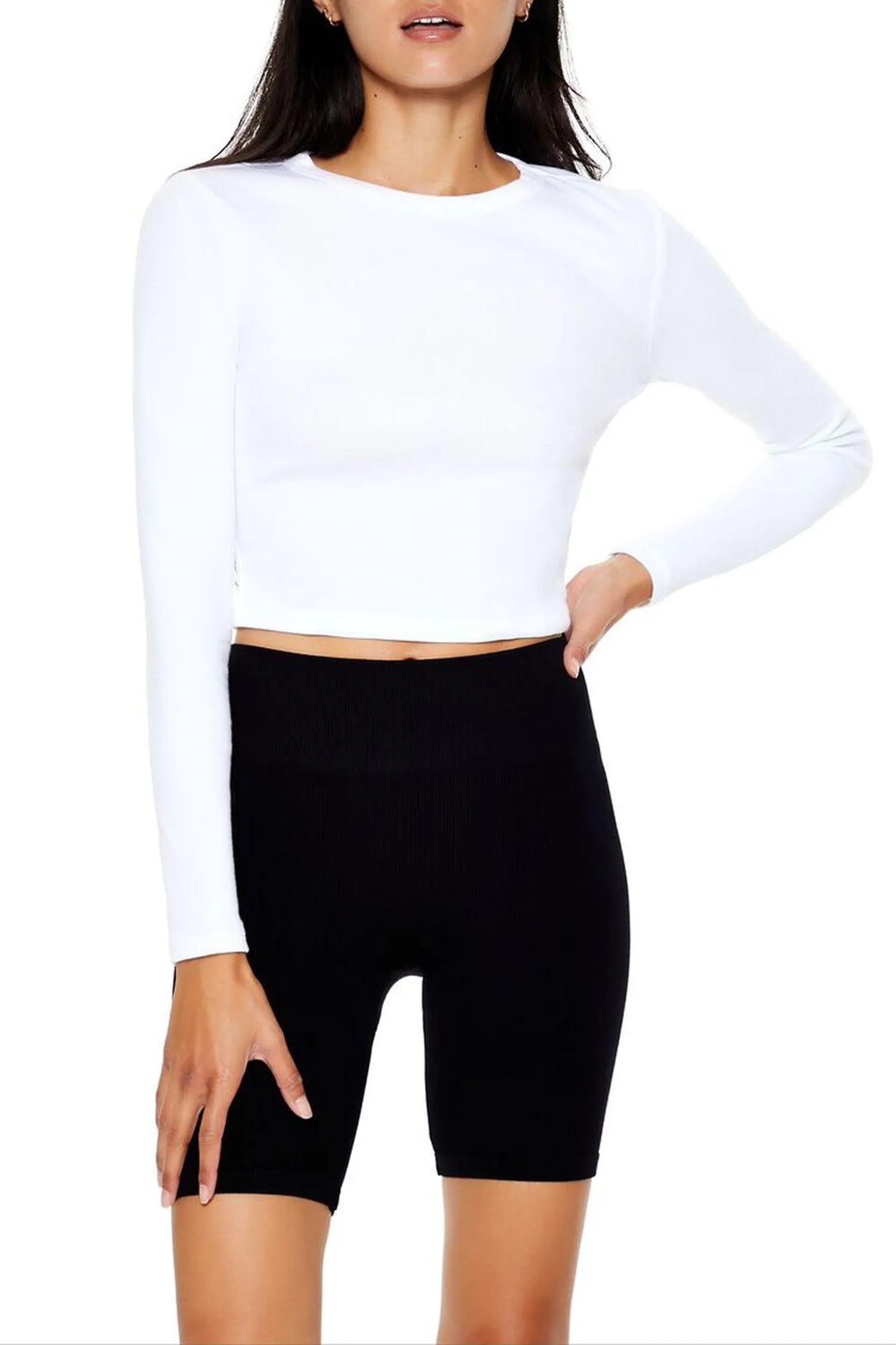 Cotton-Blend Crop Top