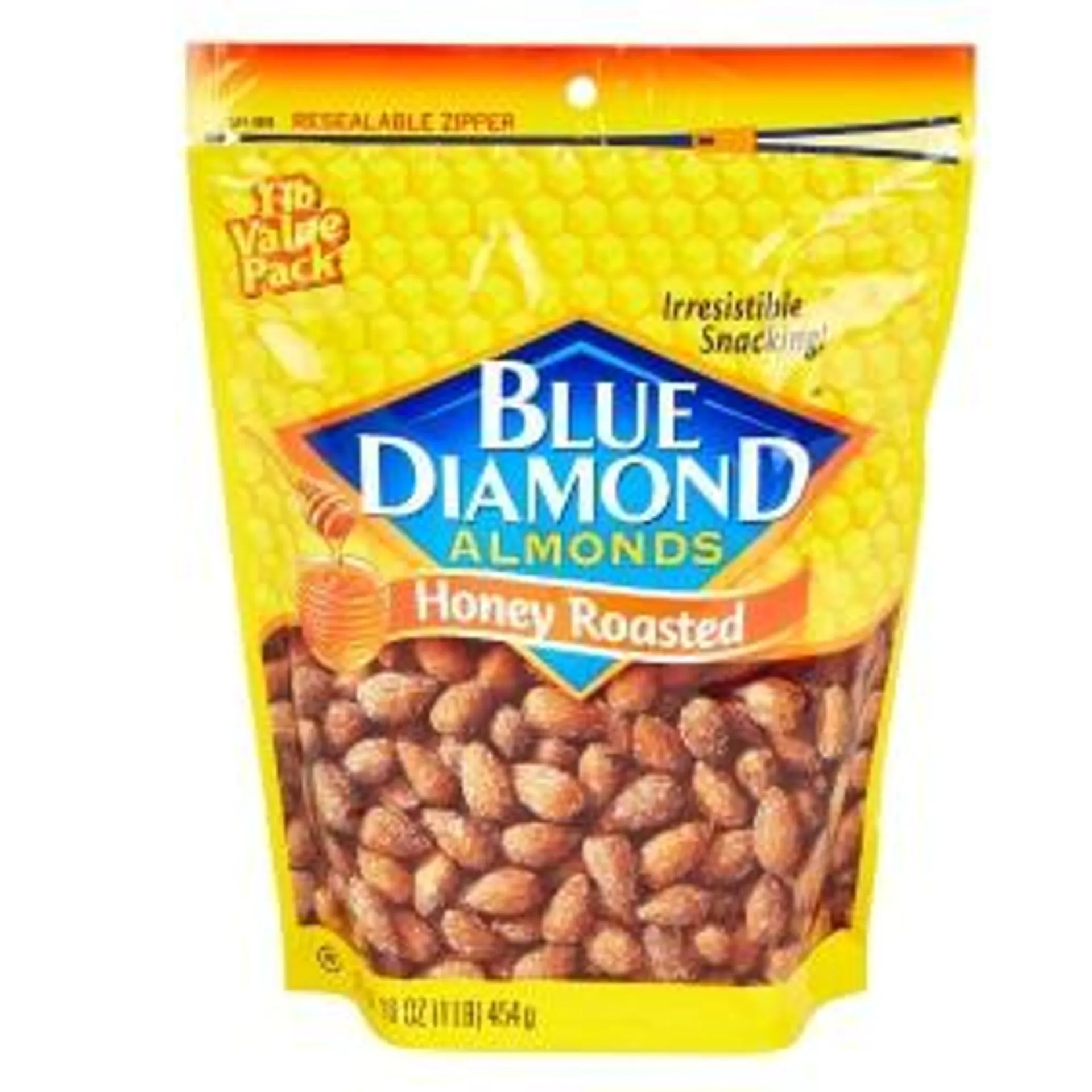 Blue Diamond Honey Roasted Almonds, 16 oz