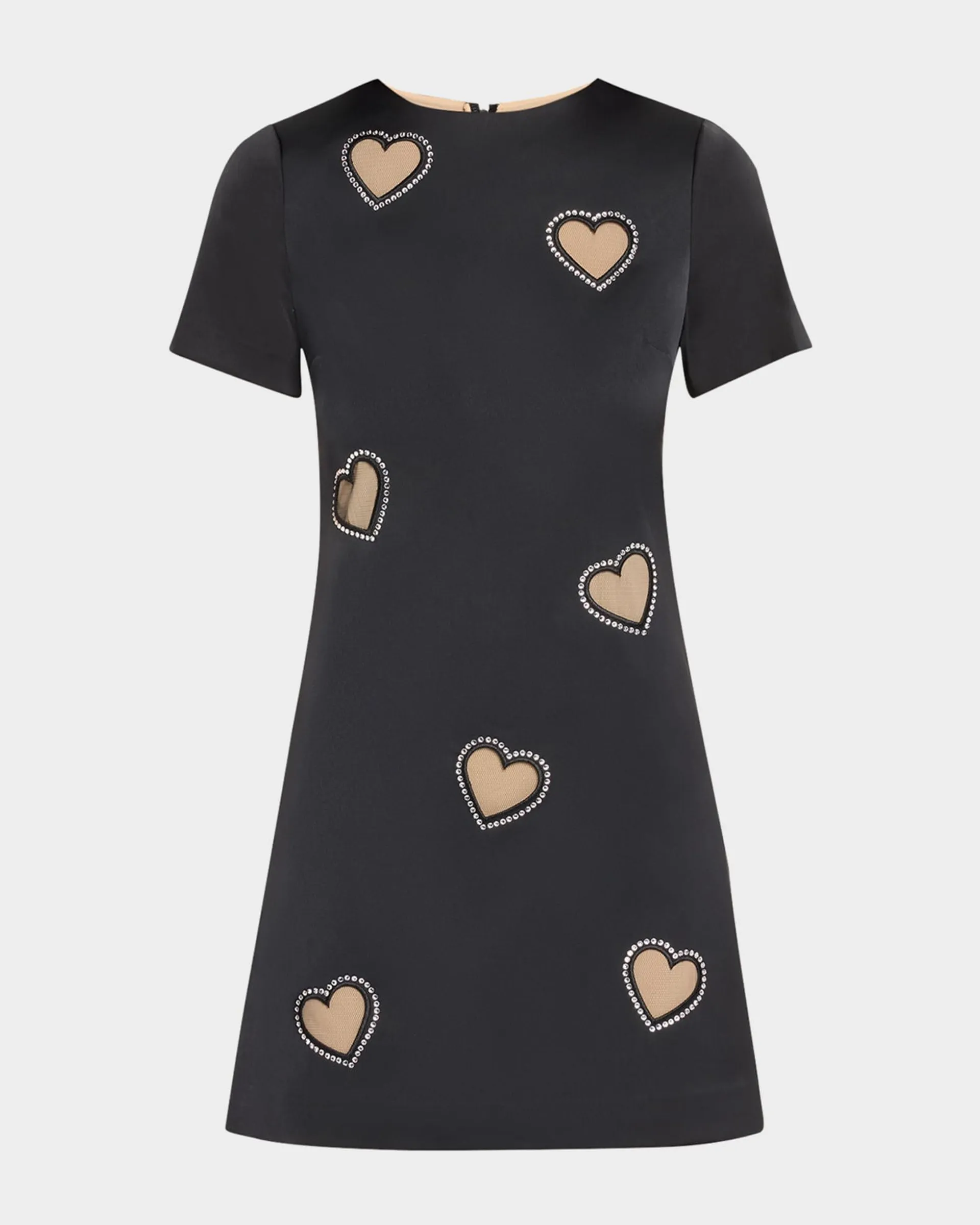 Clyde Embellished Cap-Sleeve Shift Dress