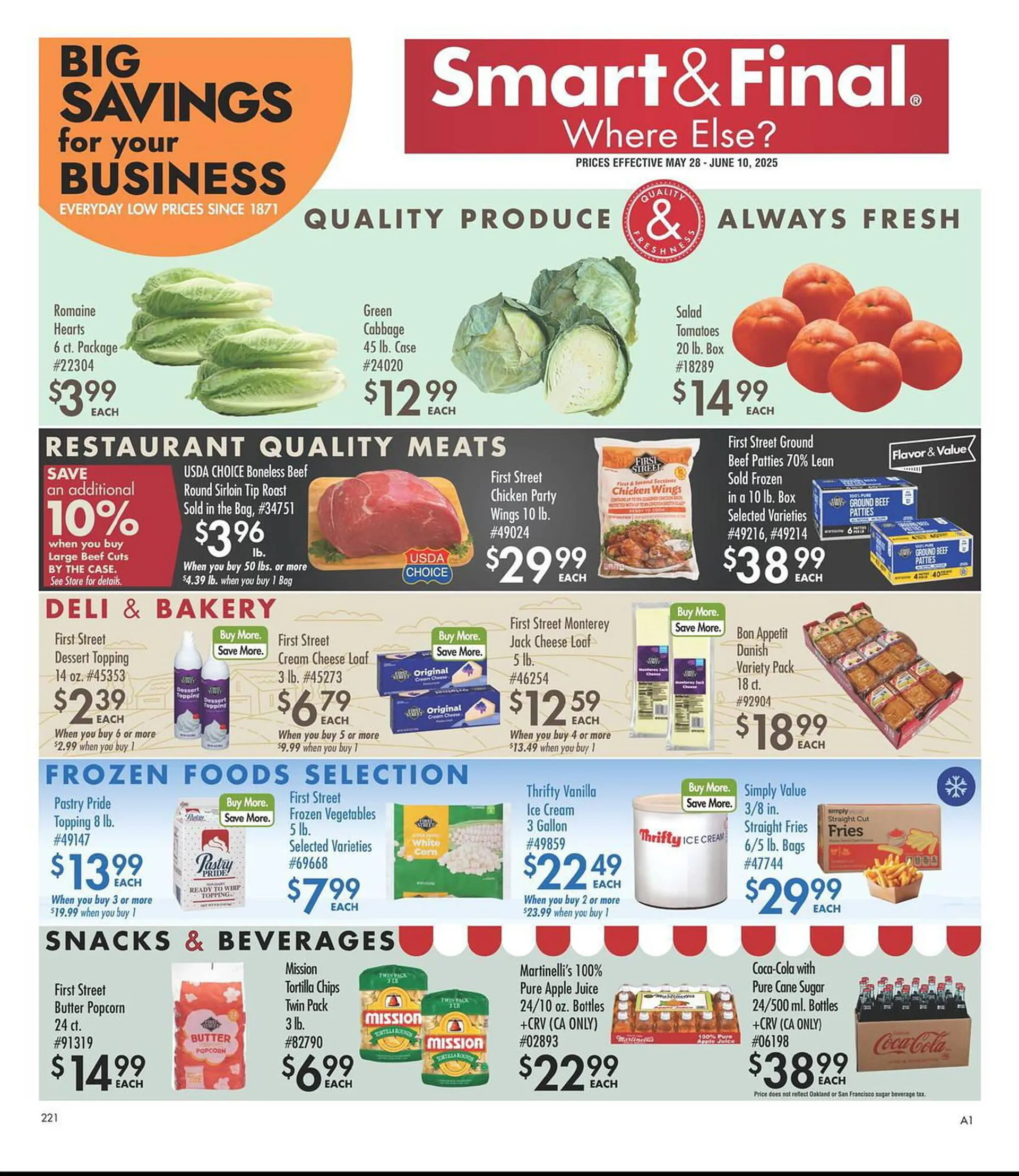 Weekly ad Smart & Final Weekly Ad from May 28 to June 10 2025 - Page 1
