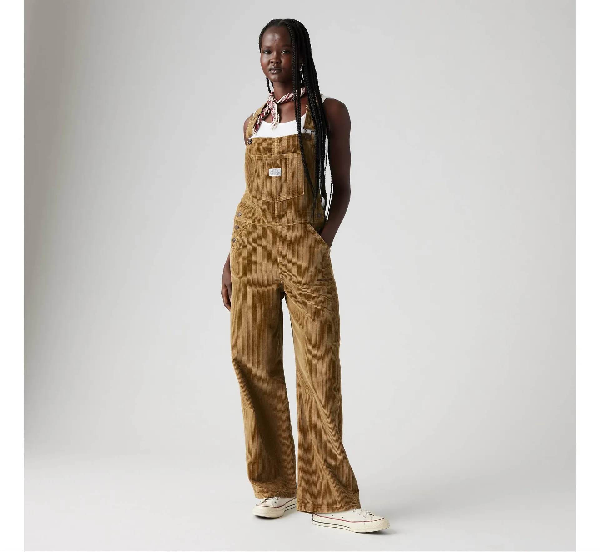 Baggy Corduroy Women's Overalls