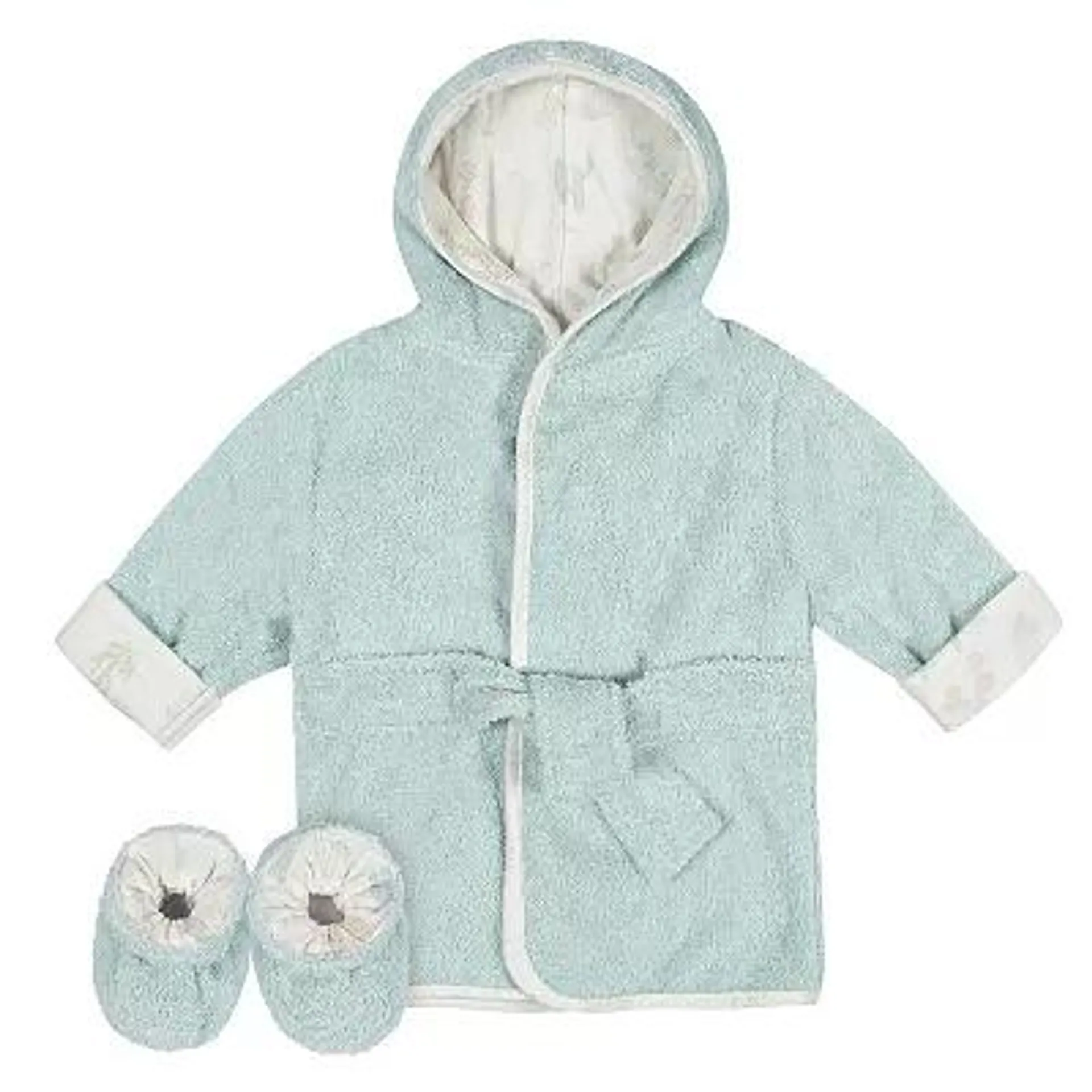 Baby Just Born® Hooded Robe & Booties Set