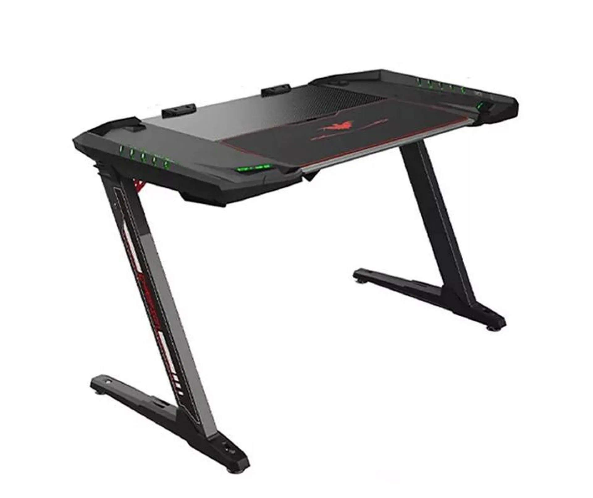 Z2 Black Color-Changing LED Gaming Desk