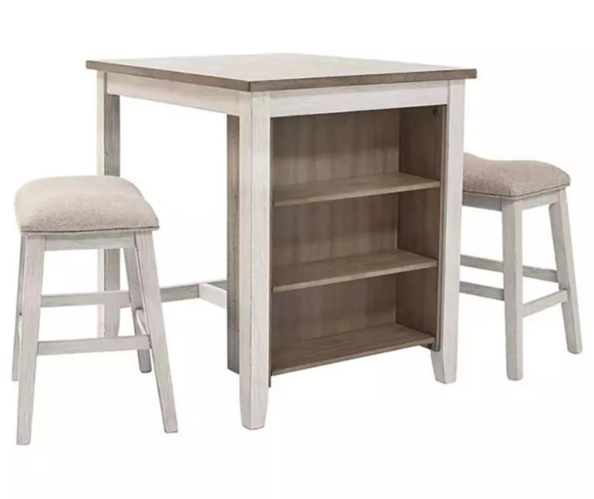 Nutley 3-Piece Storage Counter-Height Dining Set