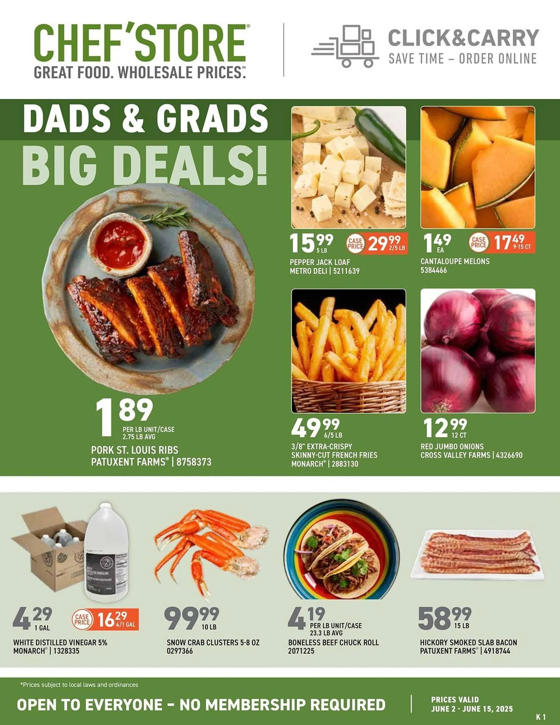 Weekly ad US Foods Chef's Store Weekly Ad from June 3 to June 15 2025 - Page 1