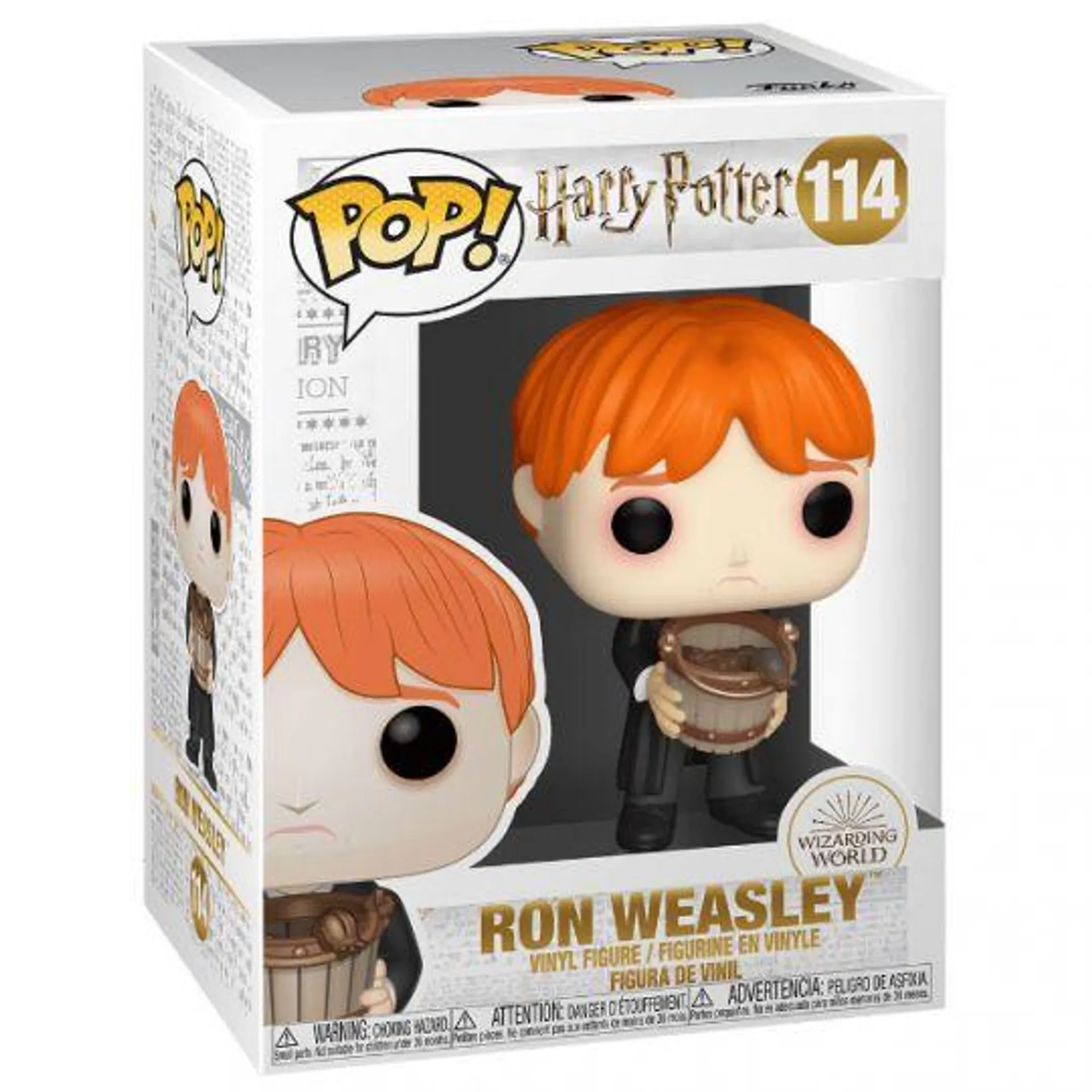 Funko POP! Harry Potter S11 Vinyl Figure - RON PUKING SLUGS w/ Bucket #114