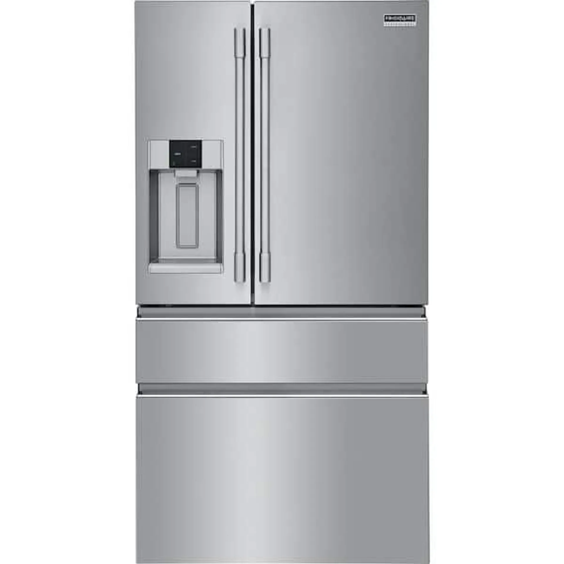 Professional 36 in. 21.4 cu. ft. Counter Depth French Door Refrigerator in Stainless Steel with Custom-Flex Temp Drawer