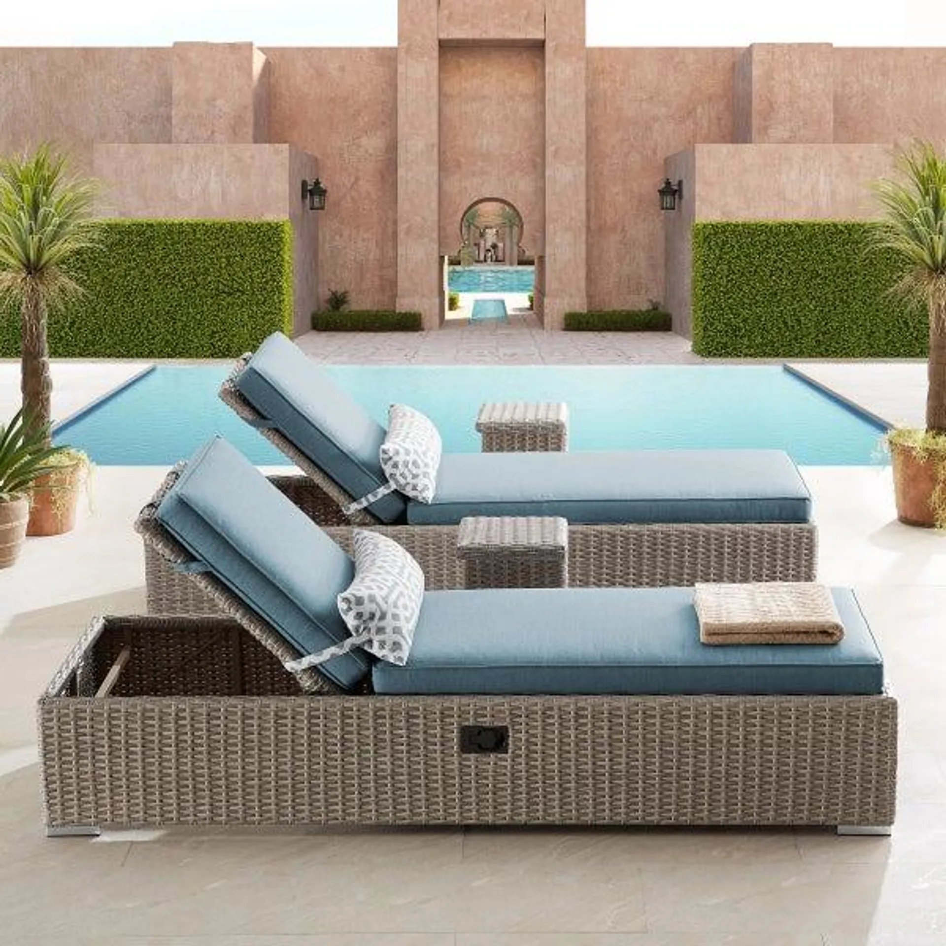 Sirio Niko 4-piece Chaise Lounge Set