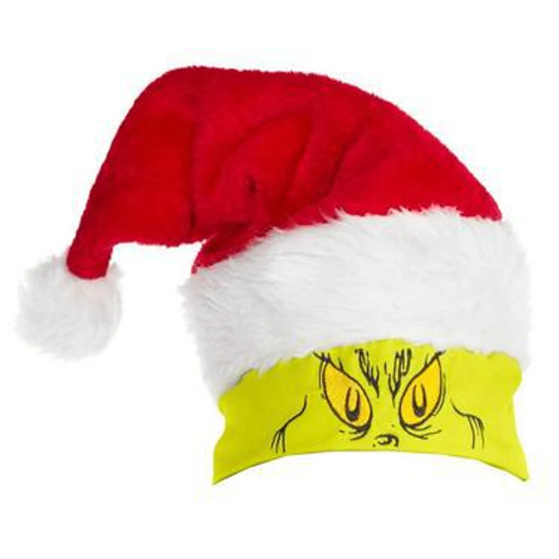 Grinch Eyes Santa Hat