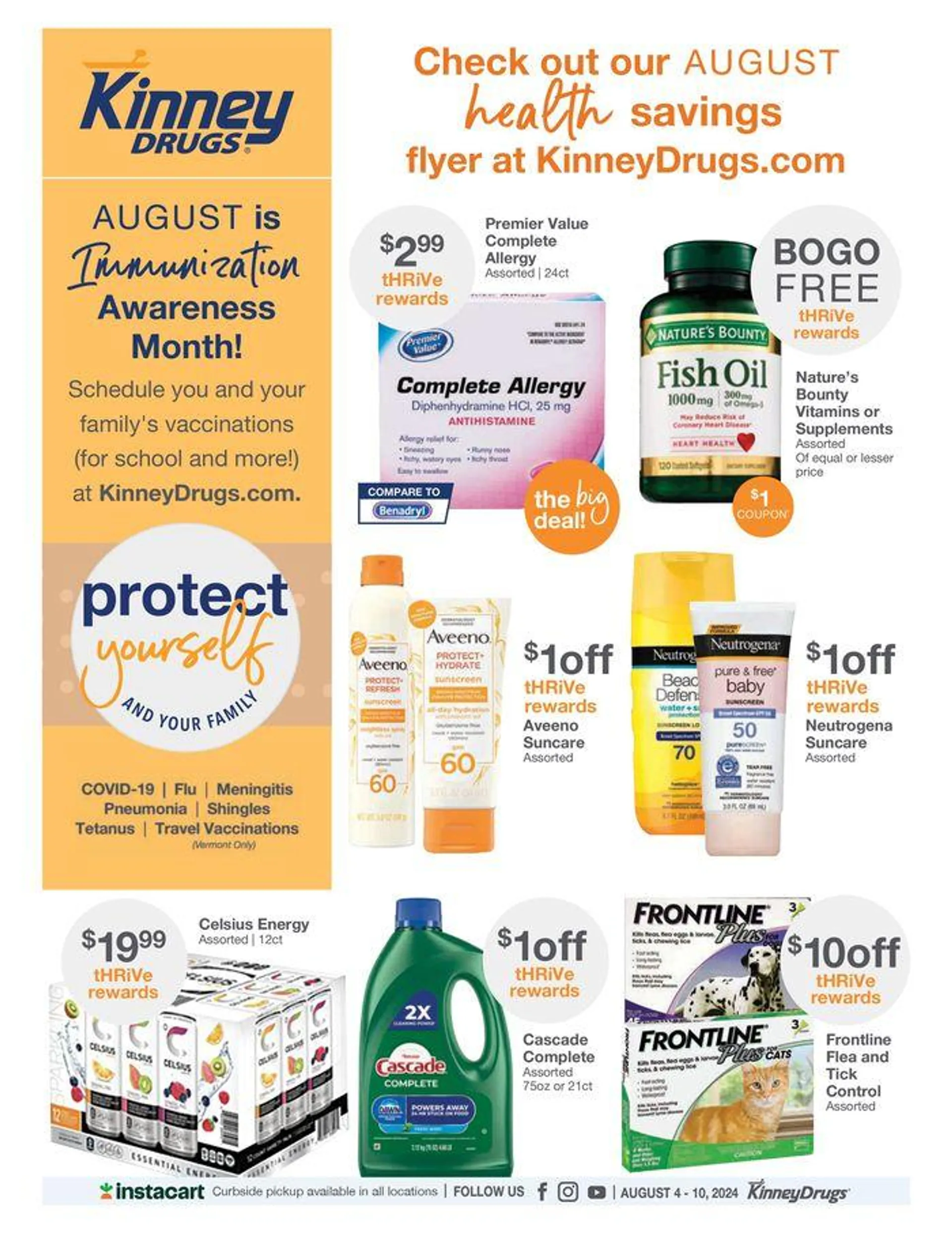 Kinney Drugs Weekly Ad - 1