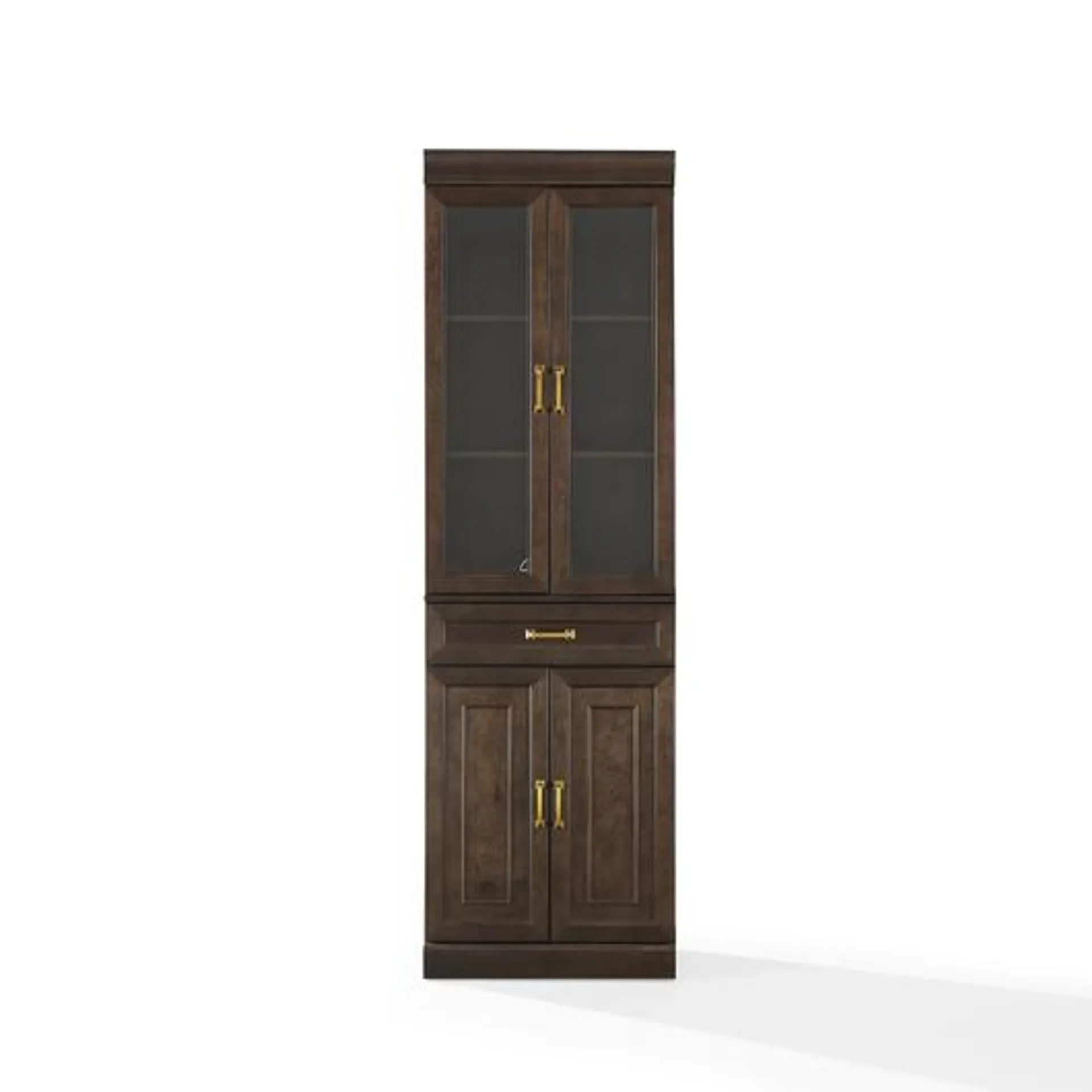 Stanton Glass Door Kitchen Storage Pantry Cabinet