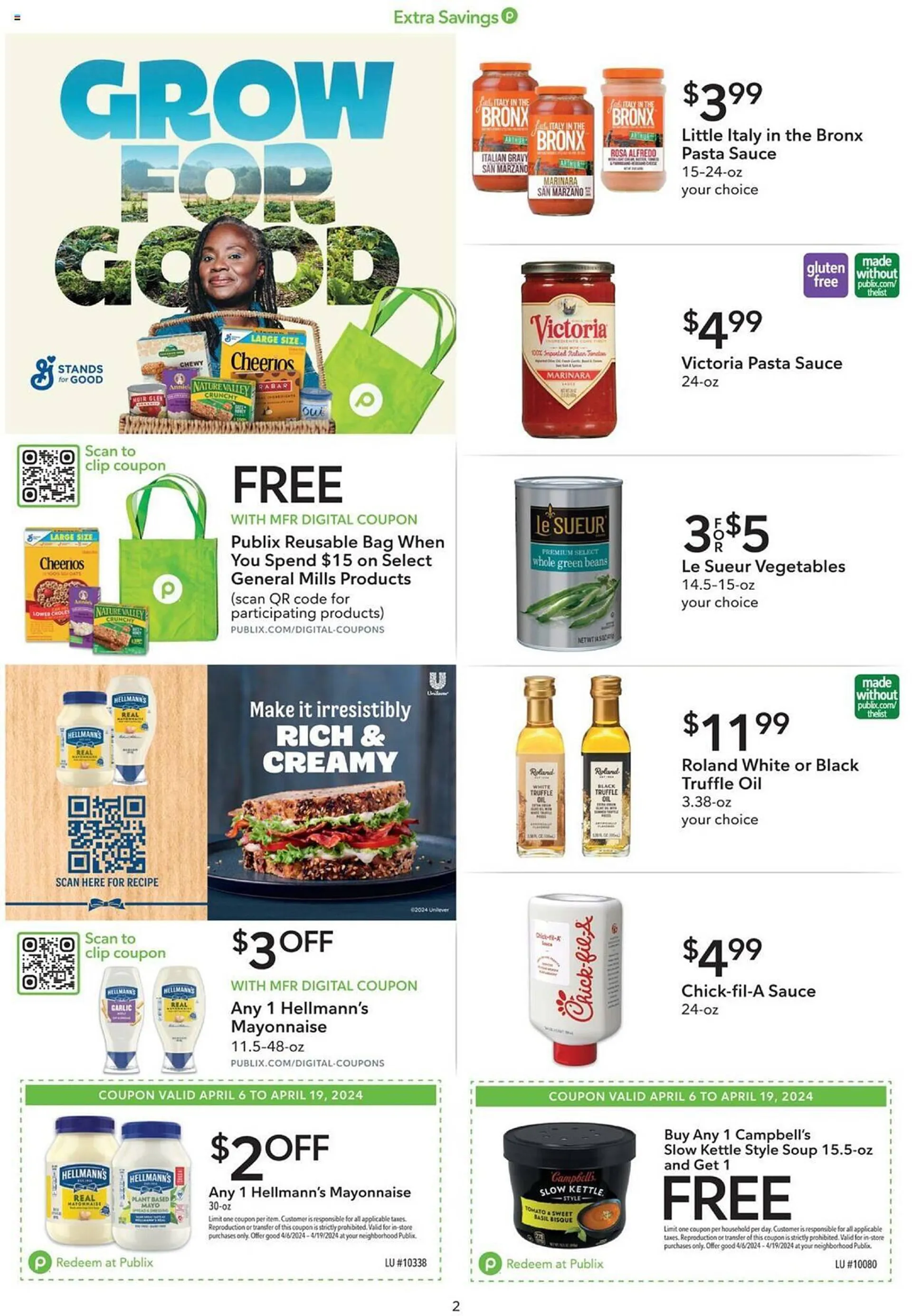 Weekly ad Publix Weekly Ad from April 6 to April 19 2024 - Page 2