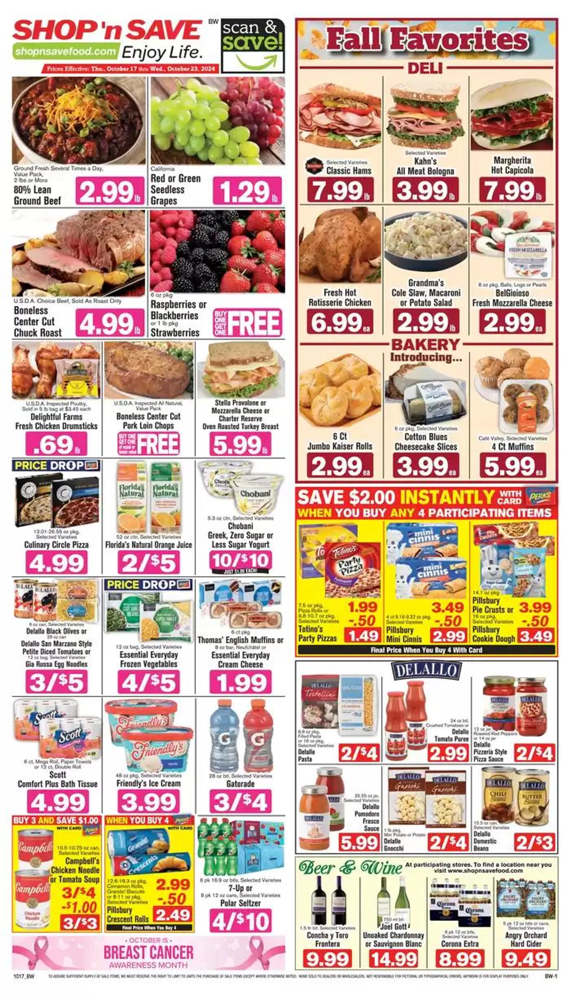 Weekly ad Discover attractive offers from October 17 to October 31 2024 - Page 1