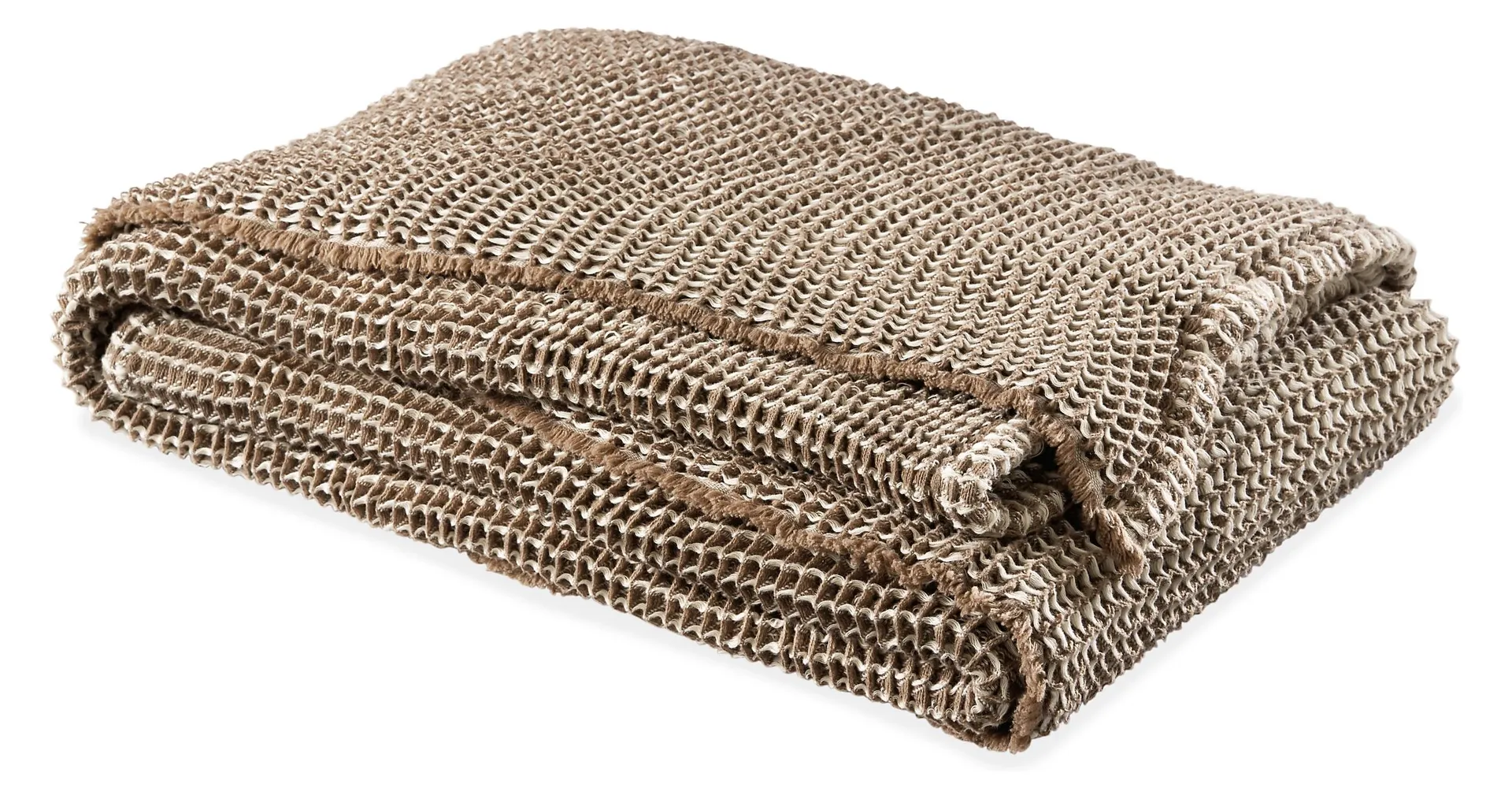 Anika Throw Blanket in Taupe