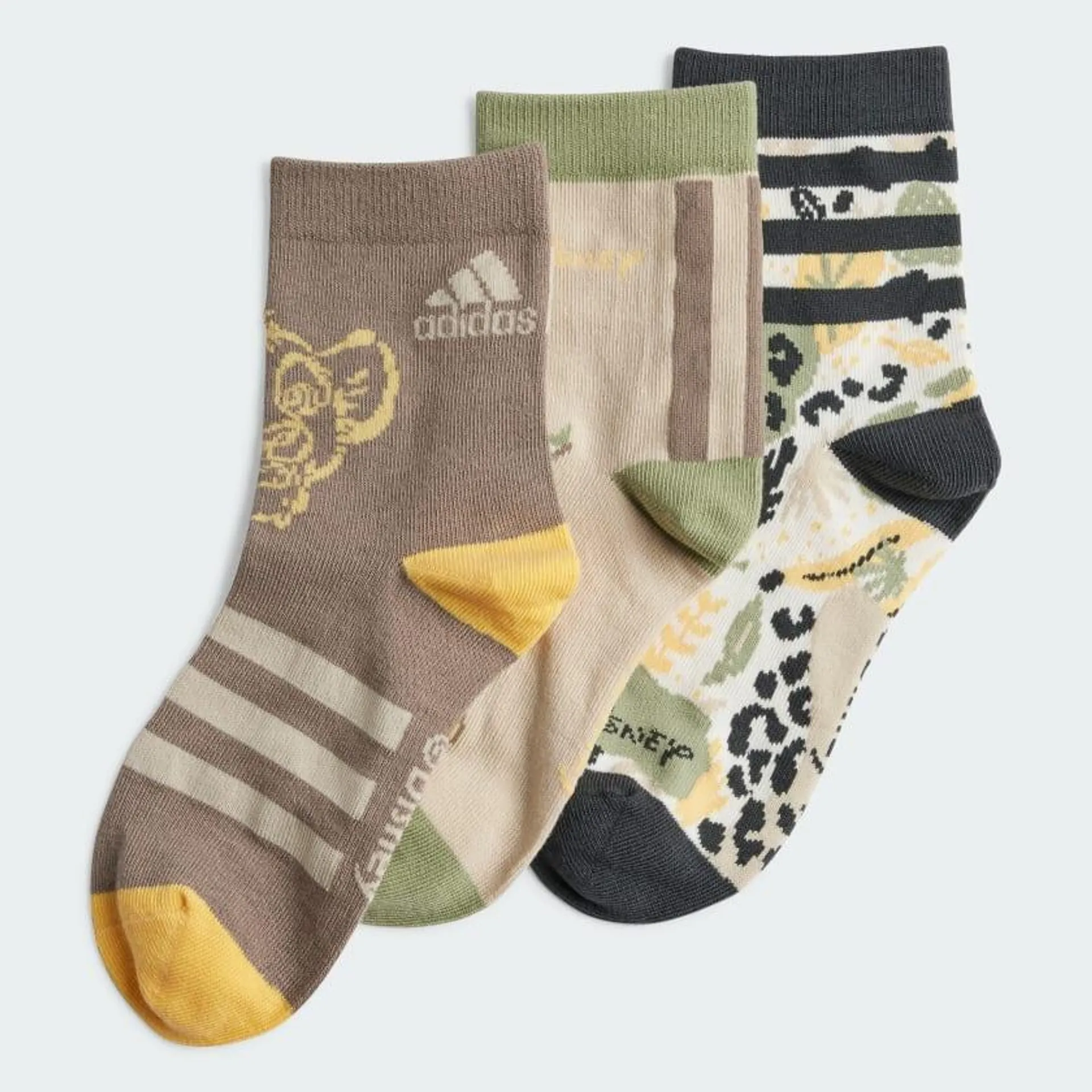 adidas Disney Lion King 3 Pairs Per Pack Sock