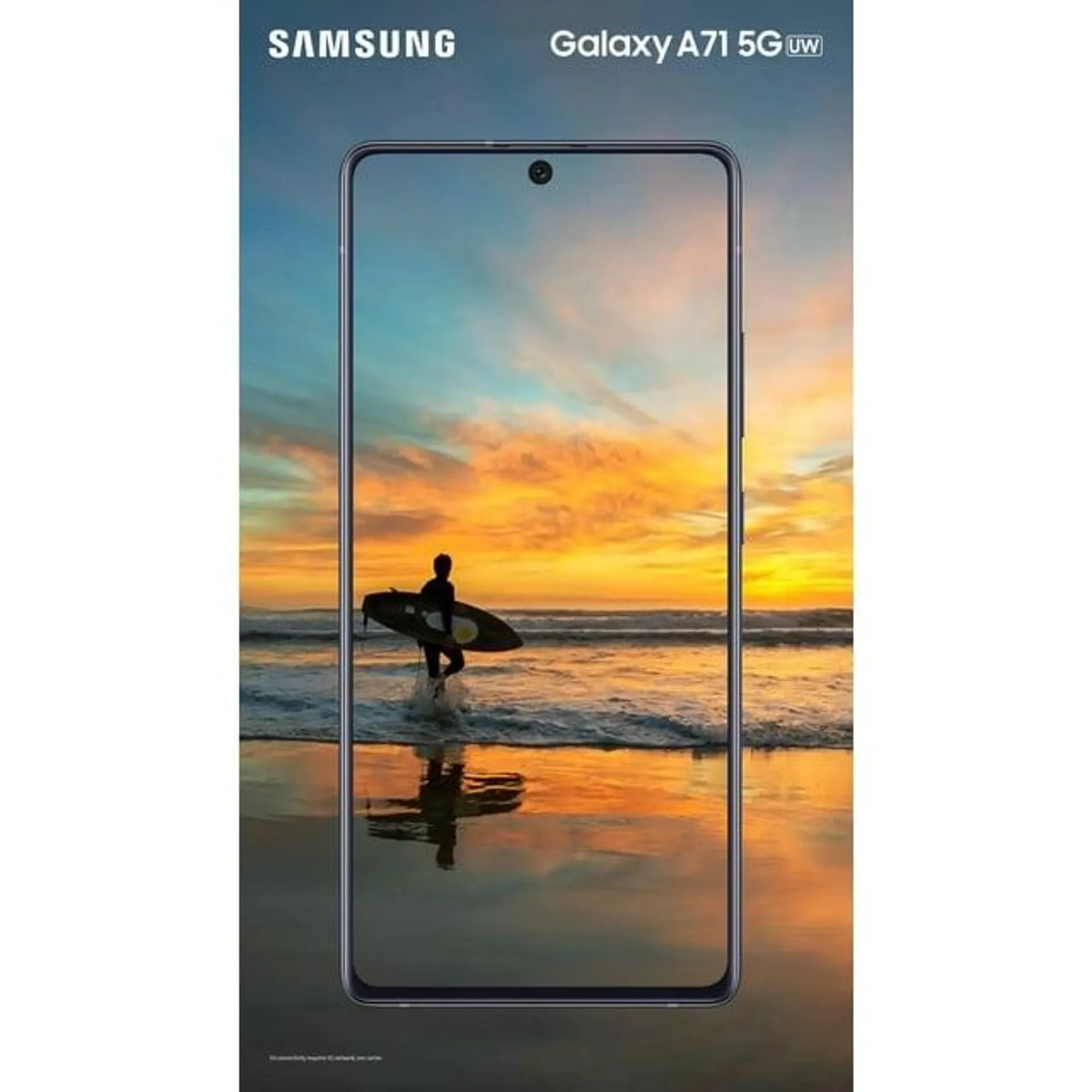 Samsung Galaxy A71 5G 128 GB Smartphone, 6.7" Super AMOLED Plus, Black, Unlocked (SM-A716UZKNXAA)