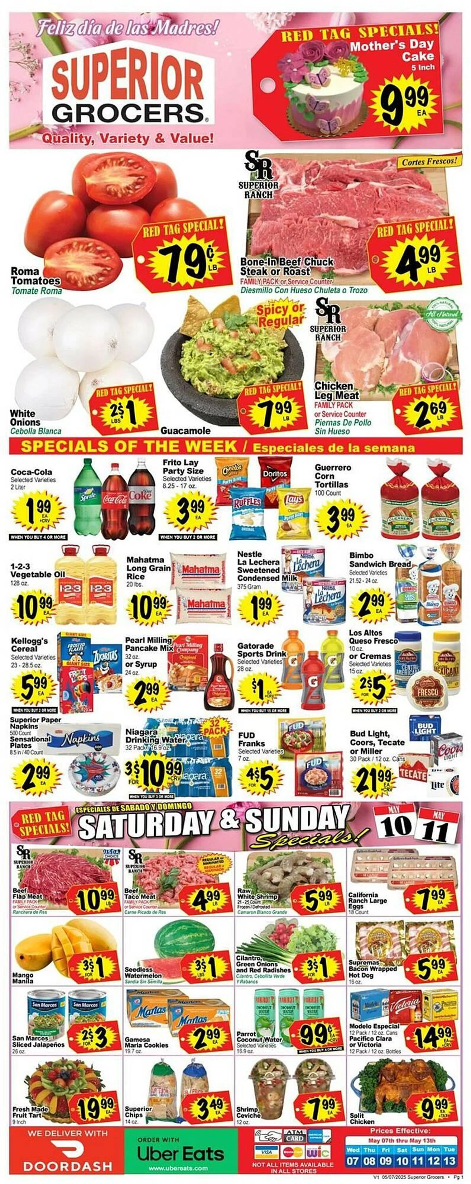Superior Grocers Weekly Ad - 1