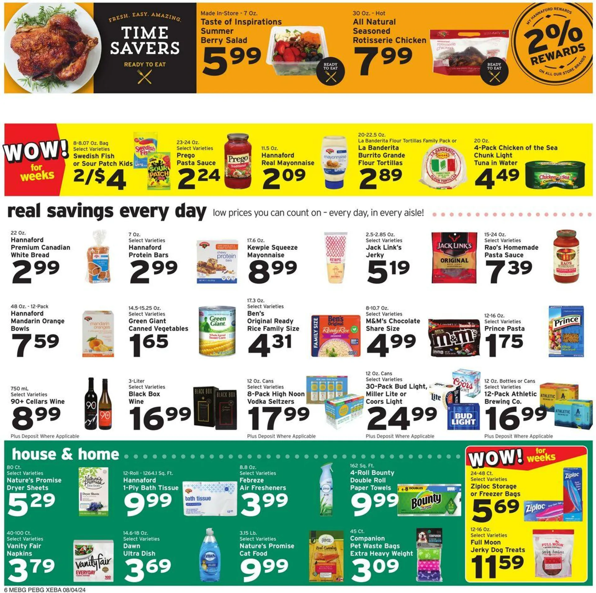 Weekly ad Hannaford Current weekly ad from August 4 to August 10 2024 - Page 6