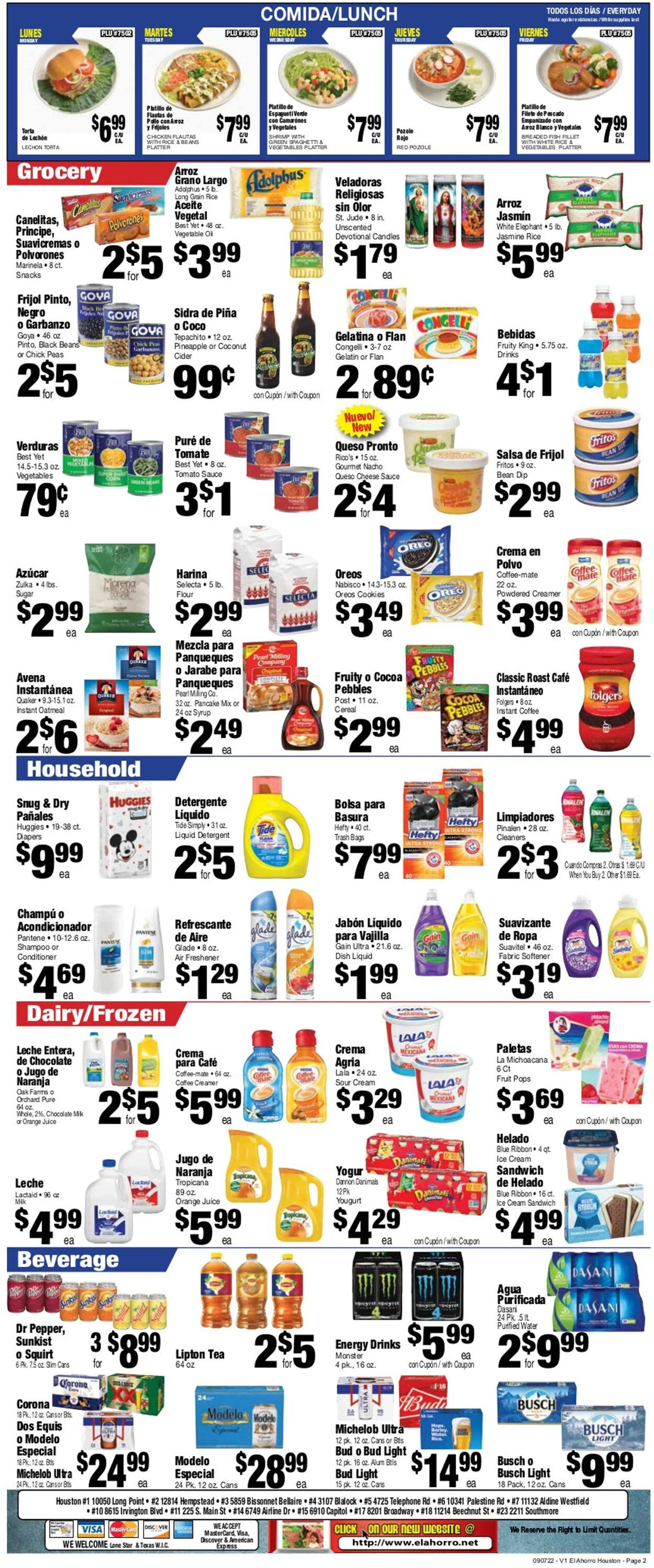 El Ahorro Supermarket Current weekly ad - 2