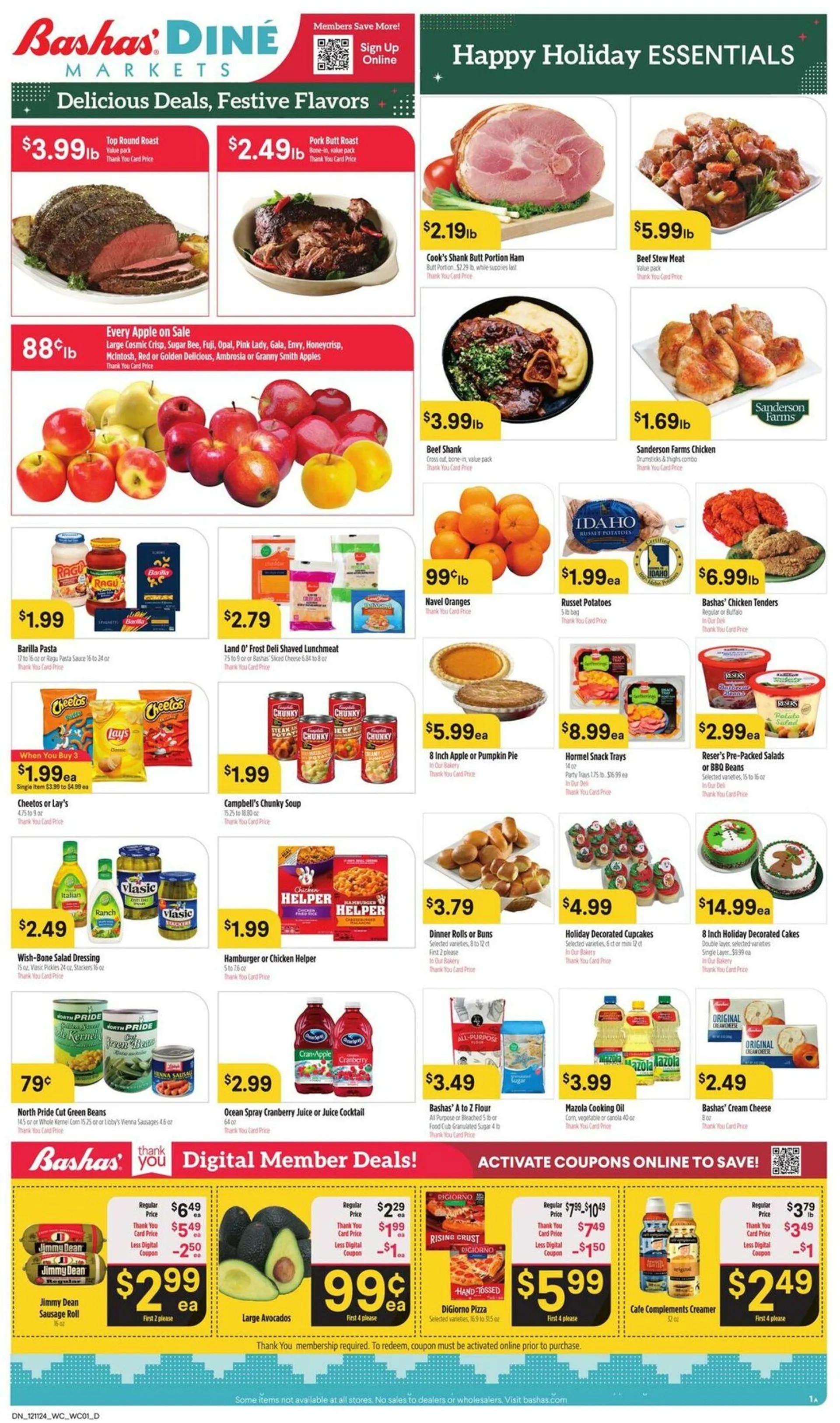 Weekly ad Bashas Current weekly ad from December 11 to December 17 2024 - Page 2